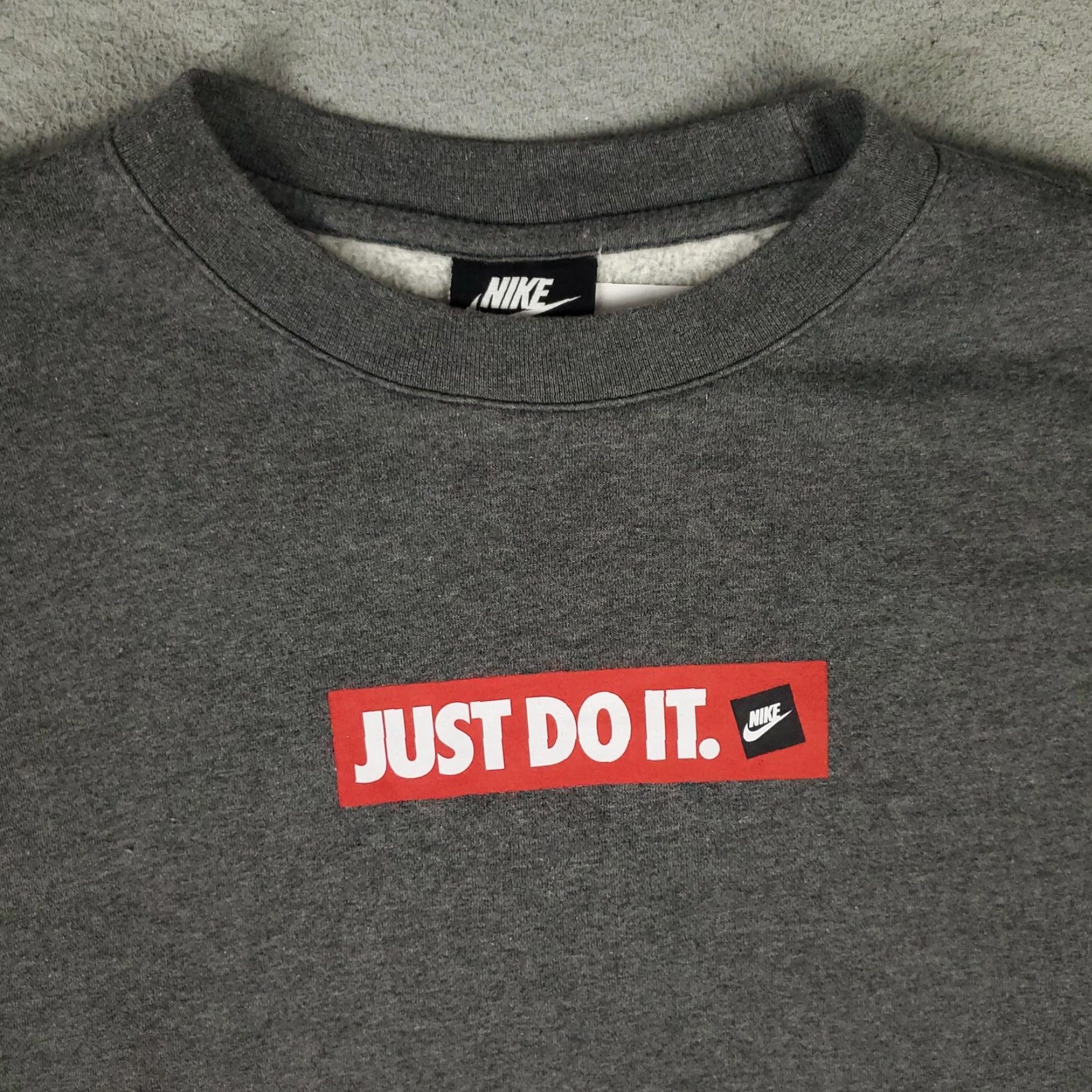Nike Nike Sweatshirt Mens Large Just Do It Crewneck Pullover Swoosh Size US L / EU 52-54 / 3 - 2 Thumbnail