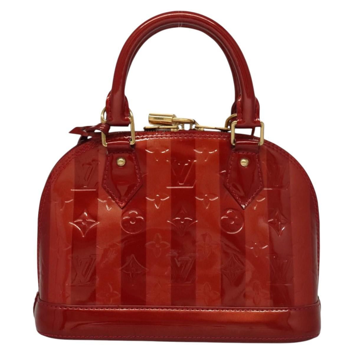 Louis Vuitton Louis Vuitton Alma Handbag Limited Edition Monogram Vernis Rayures Size ONE SIZE - 1 Thumbnail