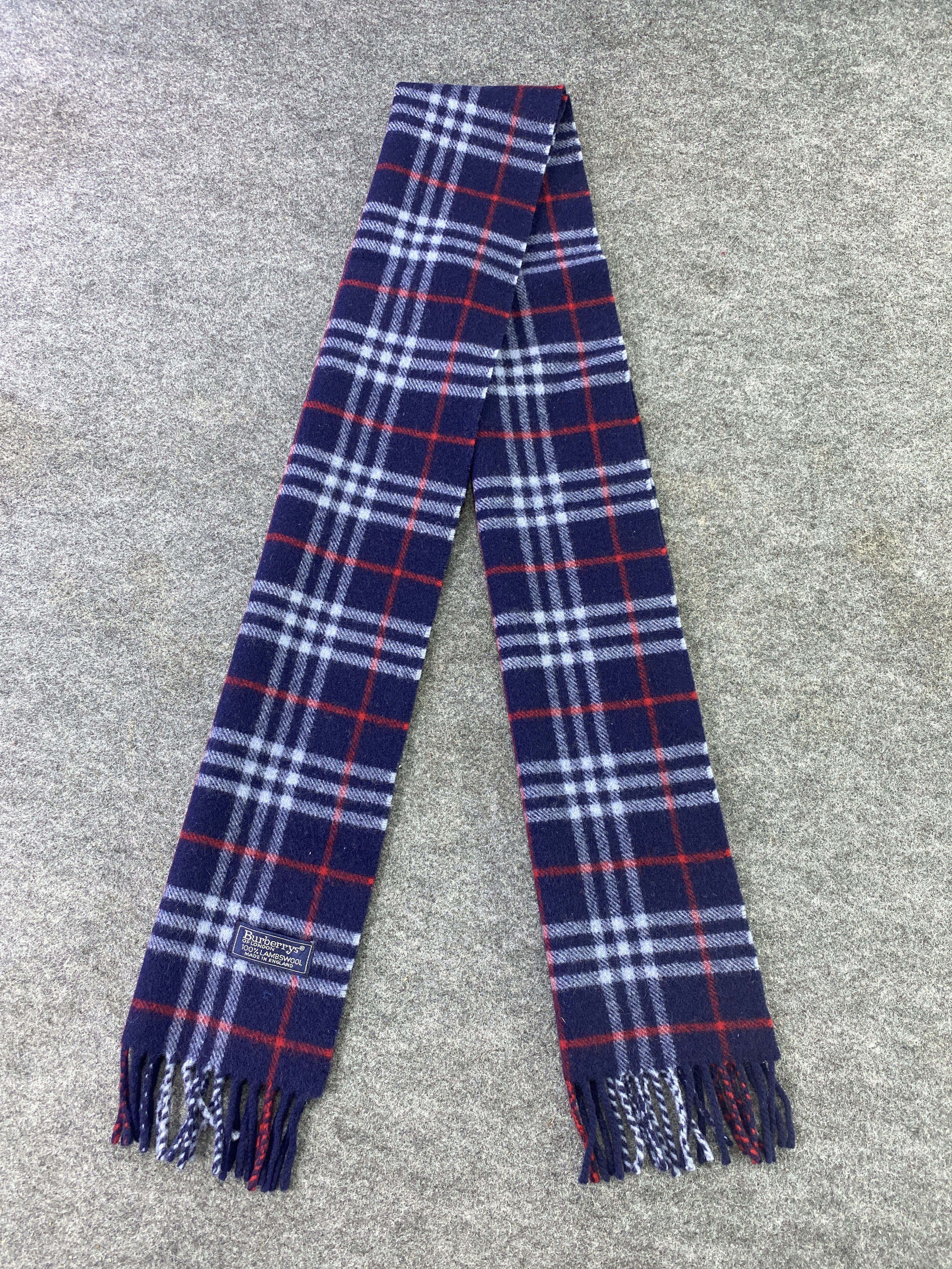Burberry VINTAGE BURBERRY Scarf / Muffler / Neckwear -T648 Size ONE SIZE - 4 Thumbnail