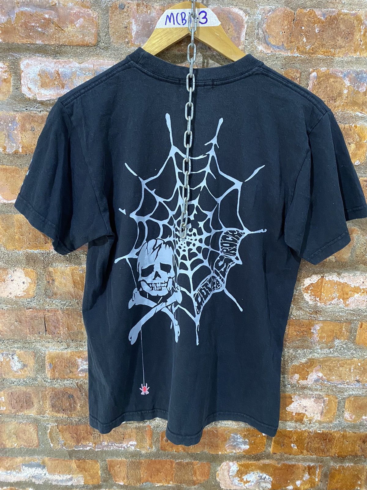 Super Lovers 1990s Super lovers spider Web punk and poem tee Size US S / EU 44-46 / 1 - 2 Thumbnail