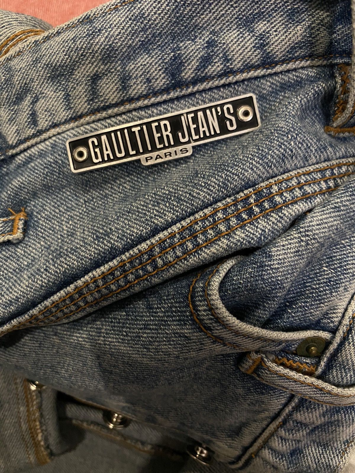 Jean Paul Gaultier 90s Jean Paul Gaultier Blue Jeans Size US 30 / EU 46 - 5 Thumbnail