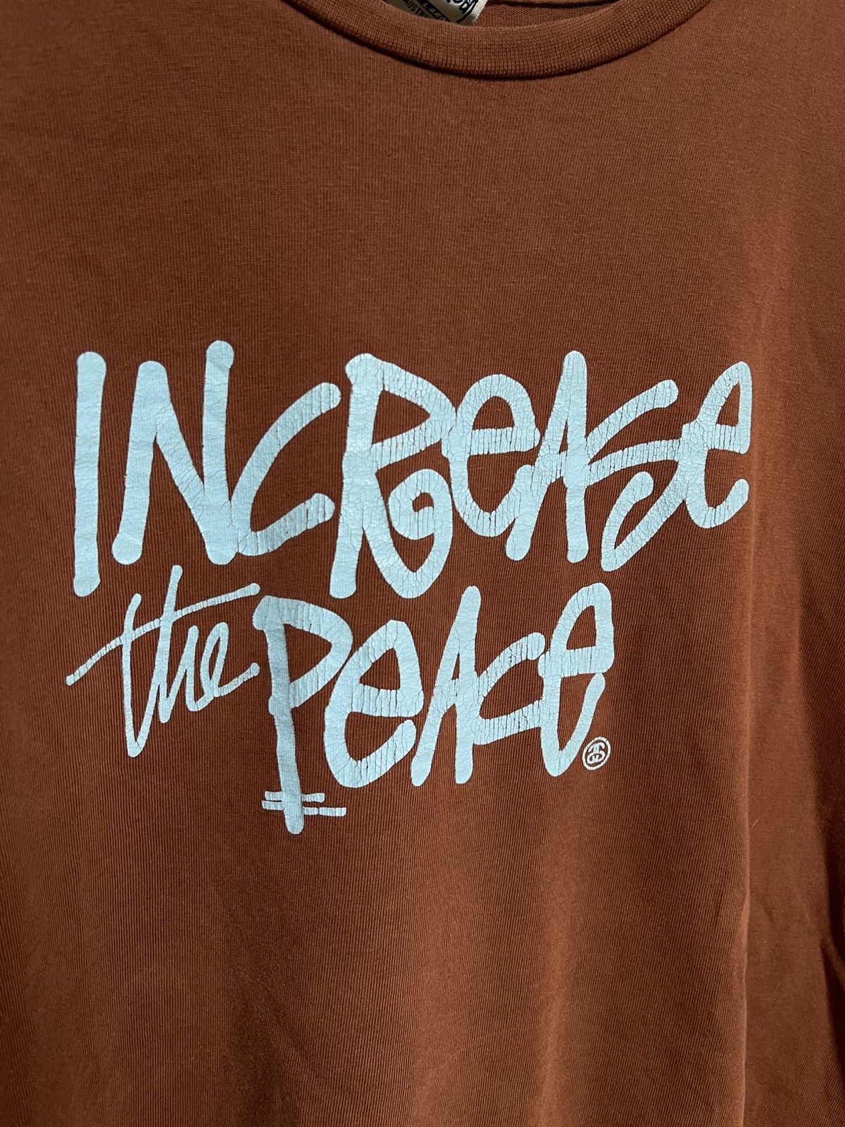 Vintage Stussy Increase the Peace t shirt