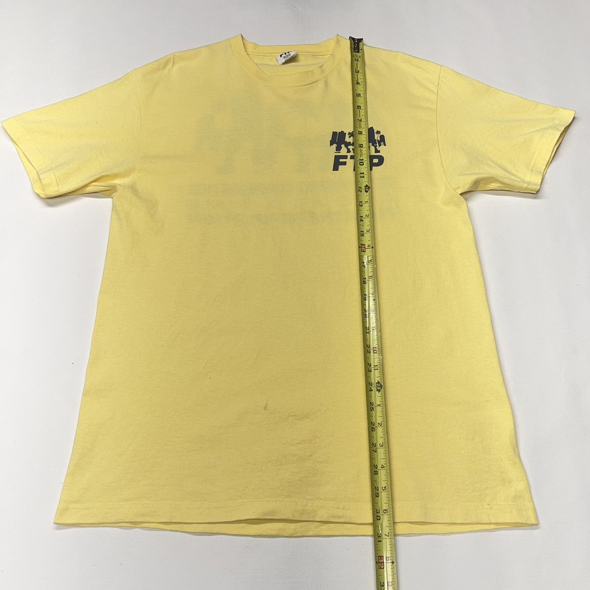 Fuck The Population FTP Fuck The Population Logo Communities Yellow Tee Shirt Size US L / EU 52-54 / 3 - 11 Thumbnail