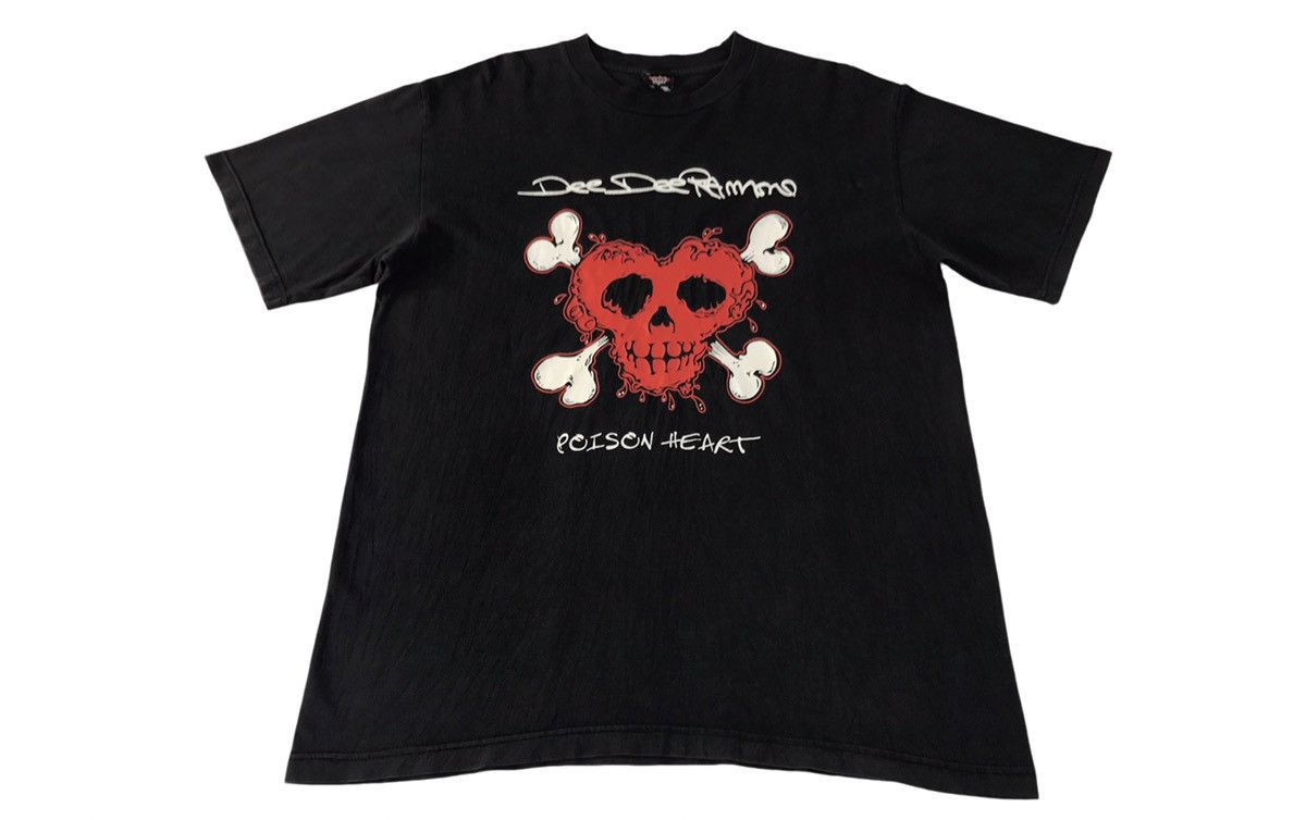 Band Tees Ramones Dee-Dee Poison Heart Punk Rock Band Tee Size US XL / EU 56 / 4 - 1 Thumbnail