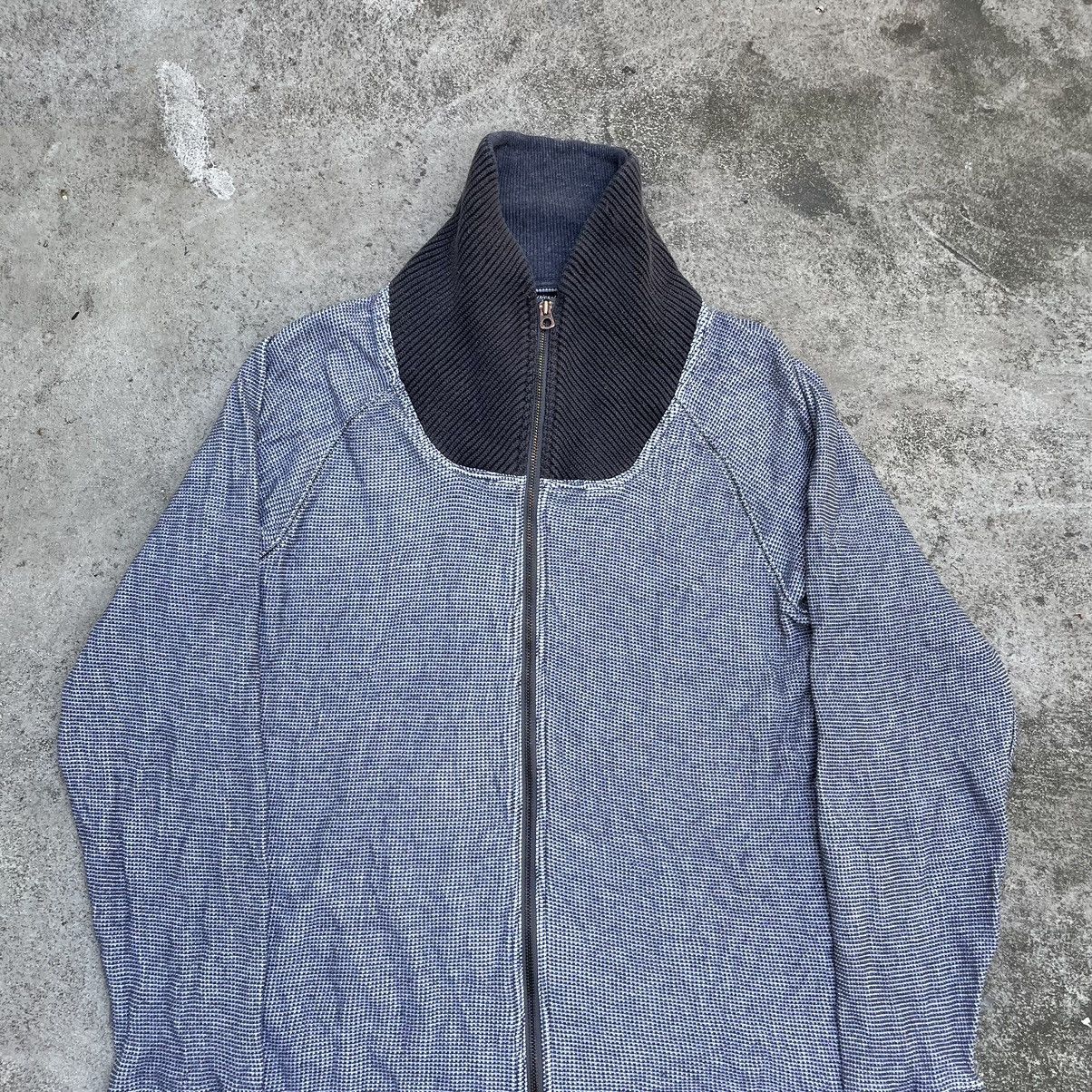Vintage Vintage 90s Diesel Faded Zip Up Crewneck Grunge Cropped XL Size US XL / EU 56 / 4 - 3 Thumbnail