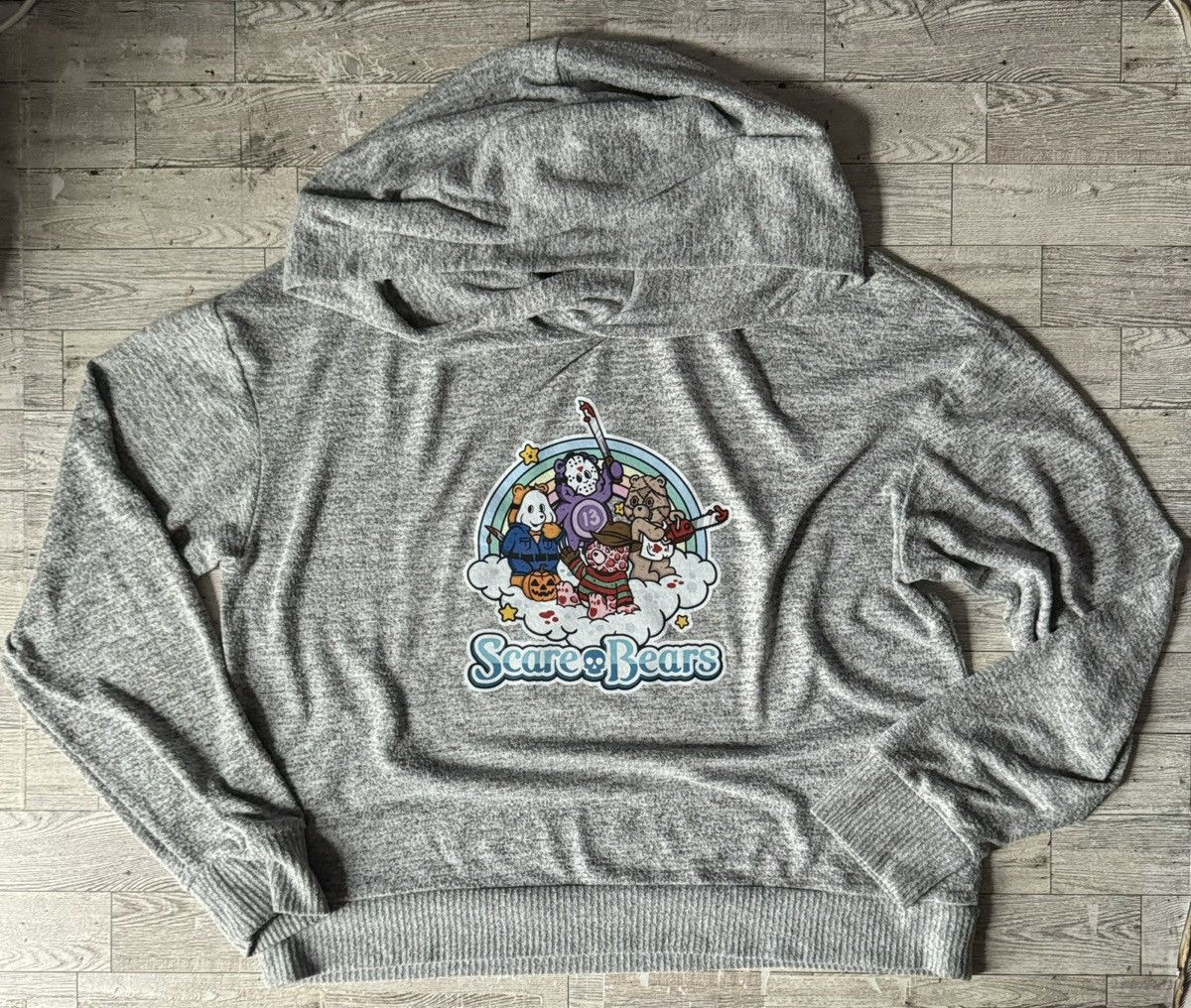 Gap Scare Bears, Upcycled, Retro, Knit Oversize Lounge Hoodie Size M / US 6-8 / IT 42-44 - 13 Thumbnail