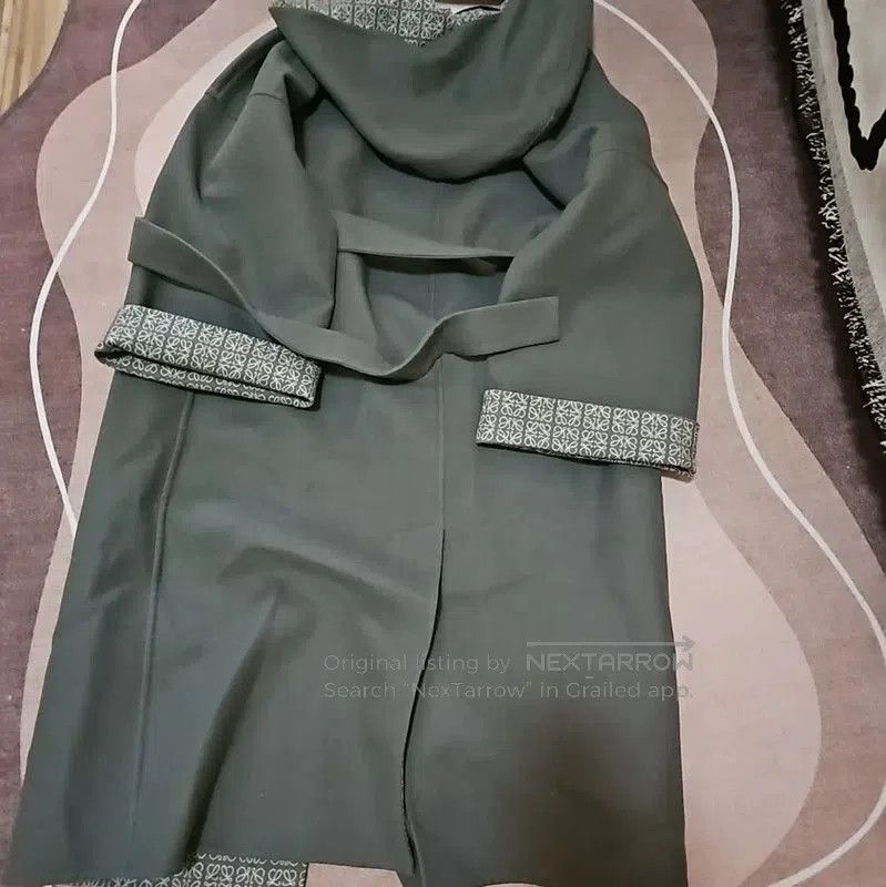 Loewe Loewe Green Wool Women's Coat . Size M / US 6-8 / IT 42-44 - 2 Thumbnail