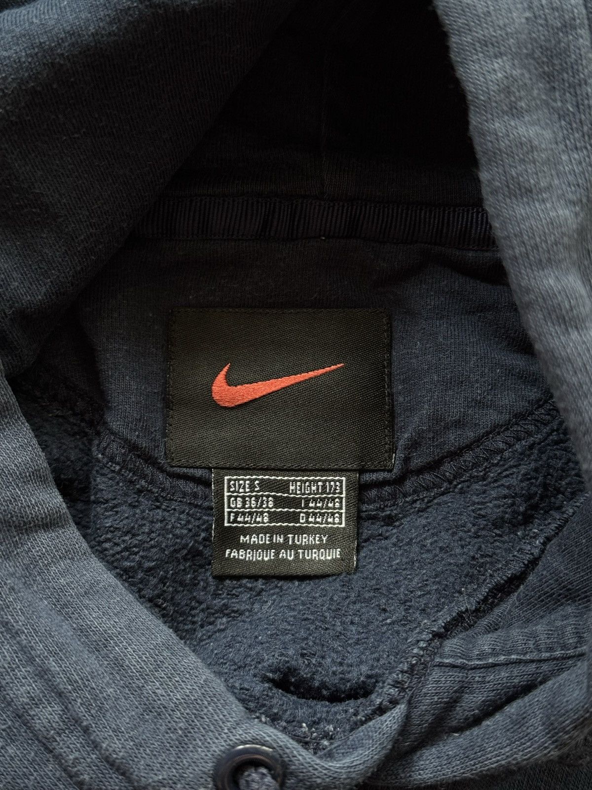 Nike Nike 1990s vintage swoosh logo hoodie Size US S / EU 44-46 / 1 - 4 Thumbnail