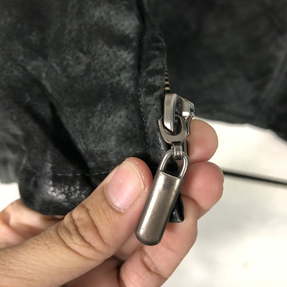 Japanese Brand 🔥VINTAGE LEATHER JACKET FUR BLANKET MAURICES ISSEY MIYAKE Size US M / EU 48-50 / 2 - 20 Thumbnail