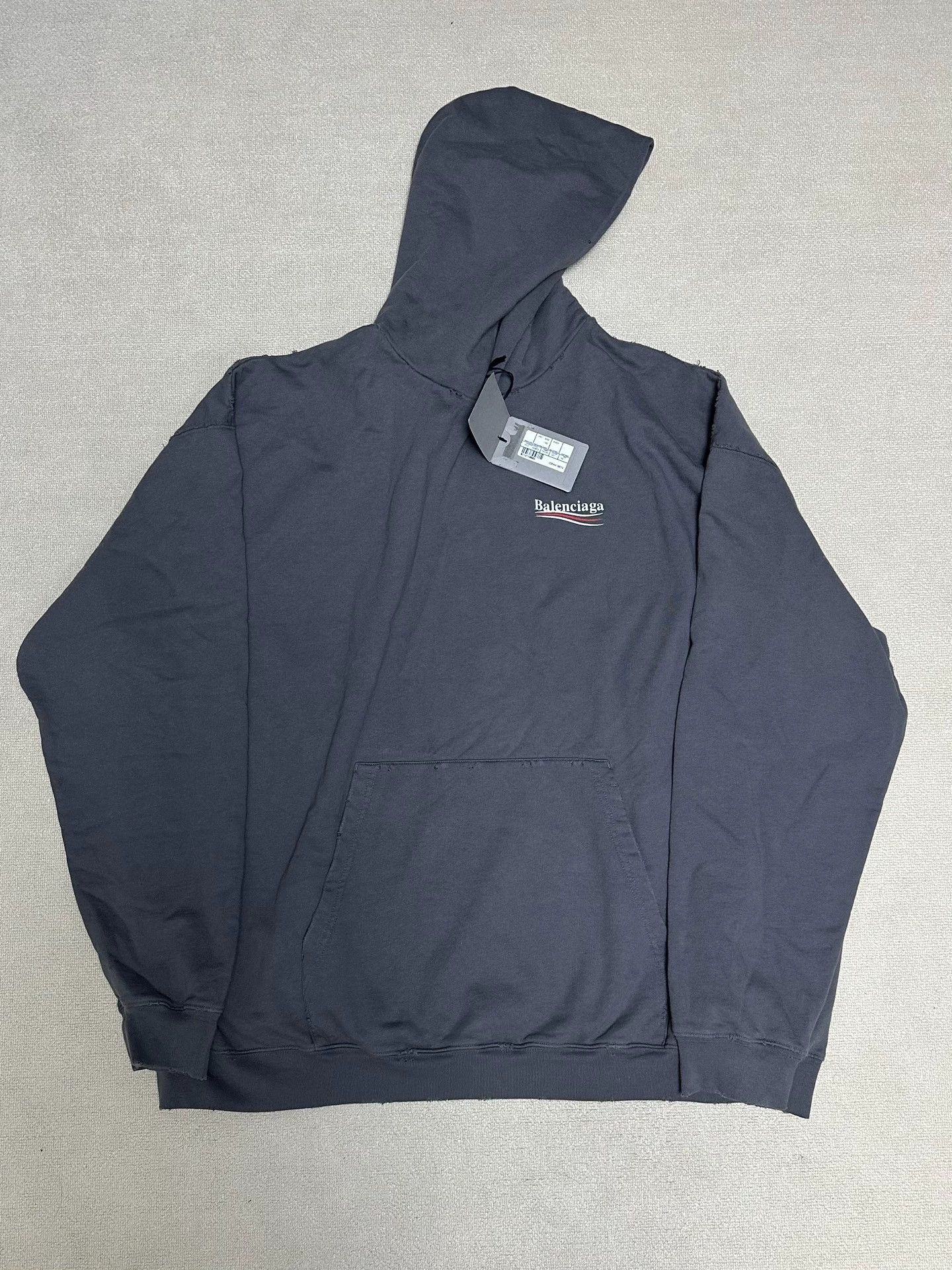Balenciaga 23ss destroys Coca Cola print with shattered logo hooded sweatshirt