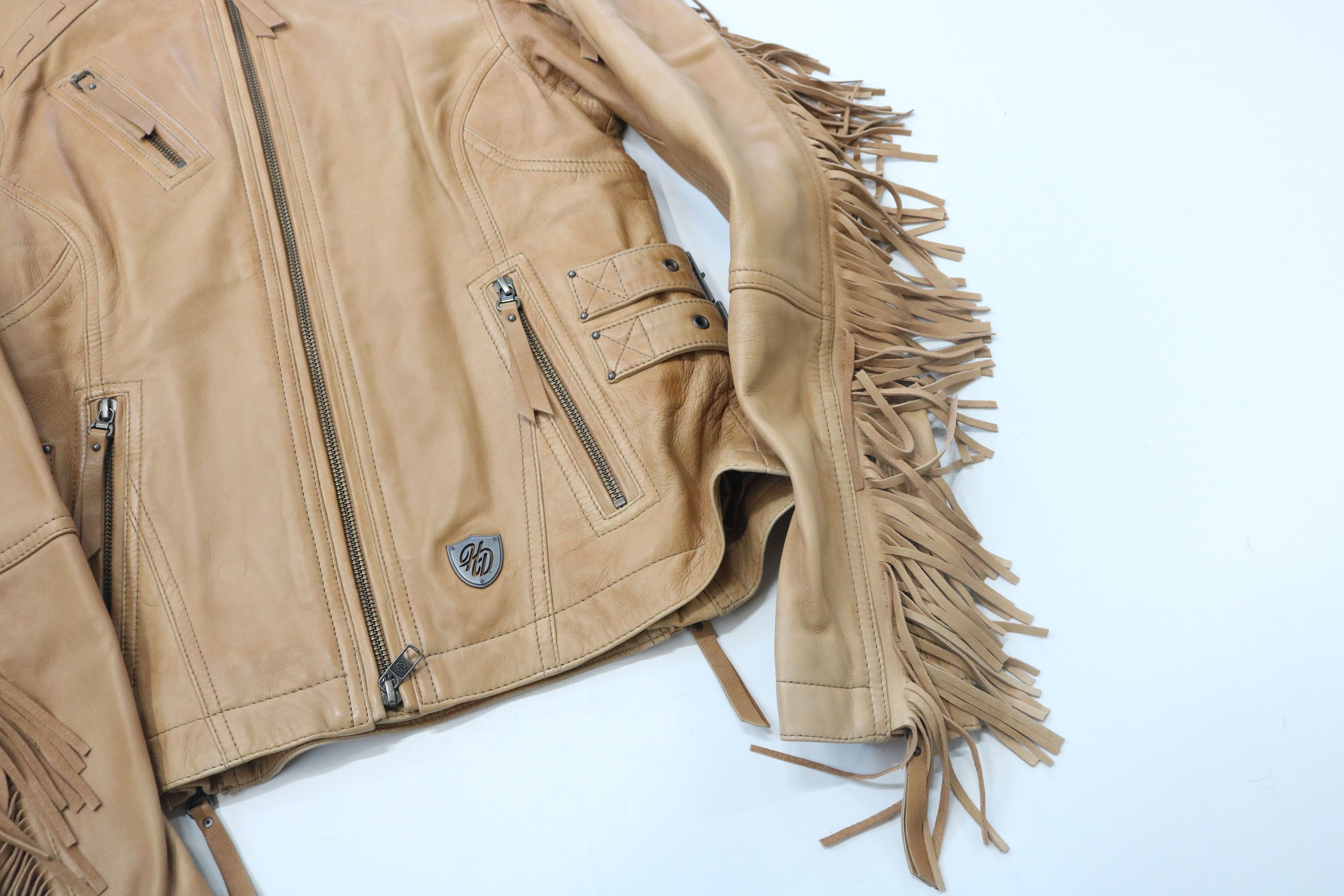 Harley Davidson Harley Davidson fringe leather jacket Size S / US 4 / IT 40 - 6 Thumbnail