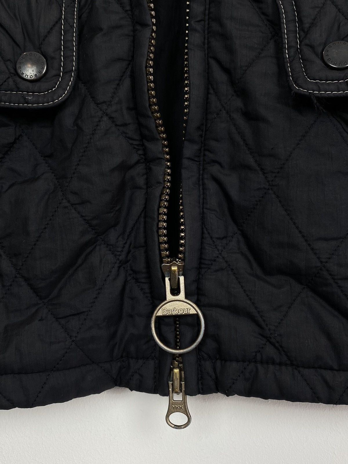 Designer Barbour Suzie Biker Quilted Jacket Long Sleeve Women’s UK14 Size L / US 10 / IT 46 - 9 Thumbnail