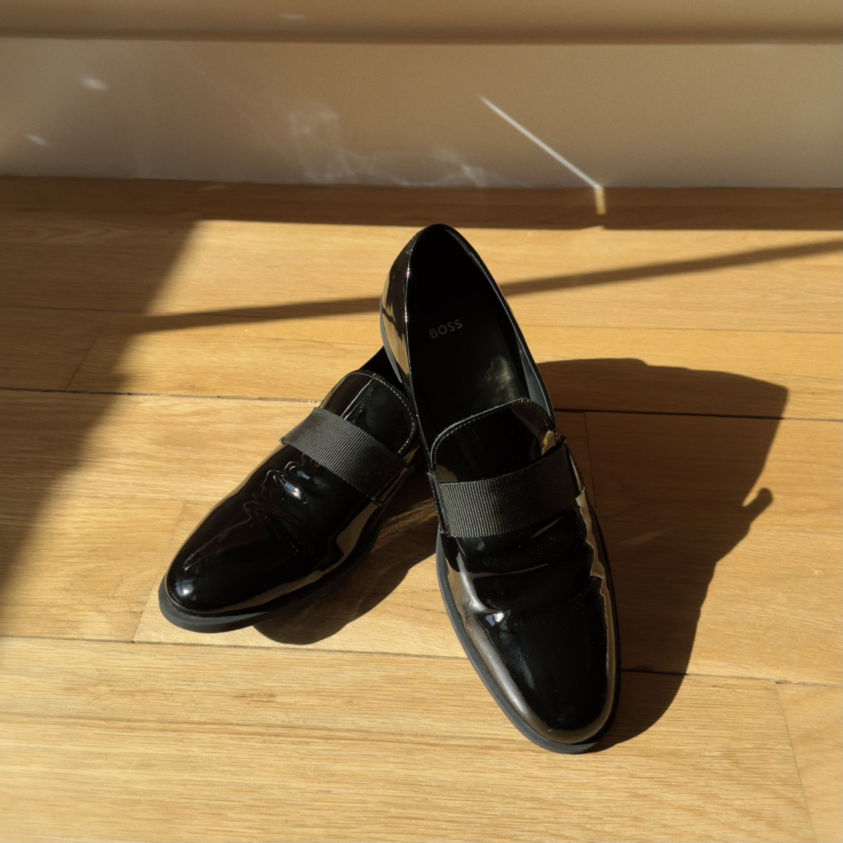 Hugo Boss Eastside Patent Leather Loafers Size US 8 / EU 41 - 1 Thumbnail