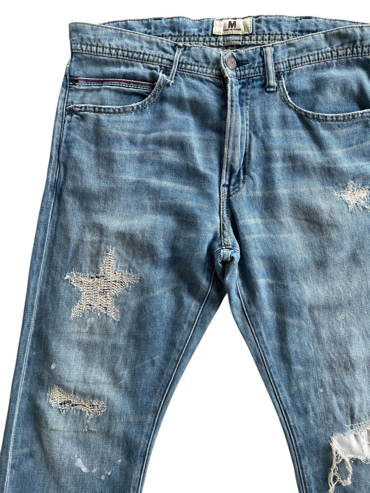 Japanese Brand M-2009 Distressed Denim Japan Size US 32 / EU 48 - 5 Thumbnail