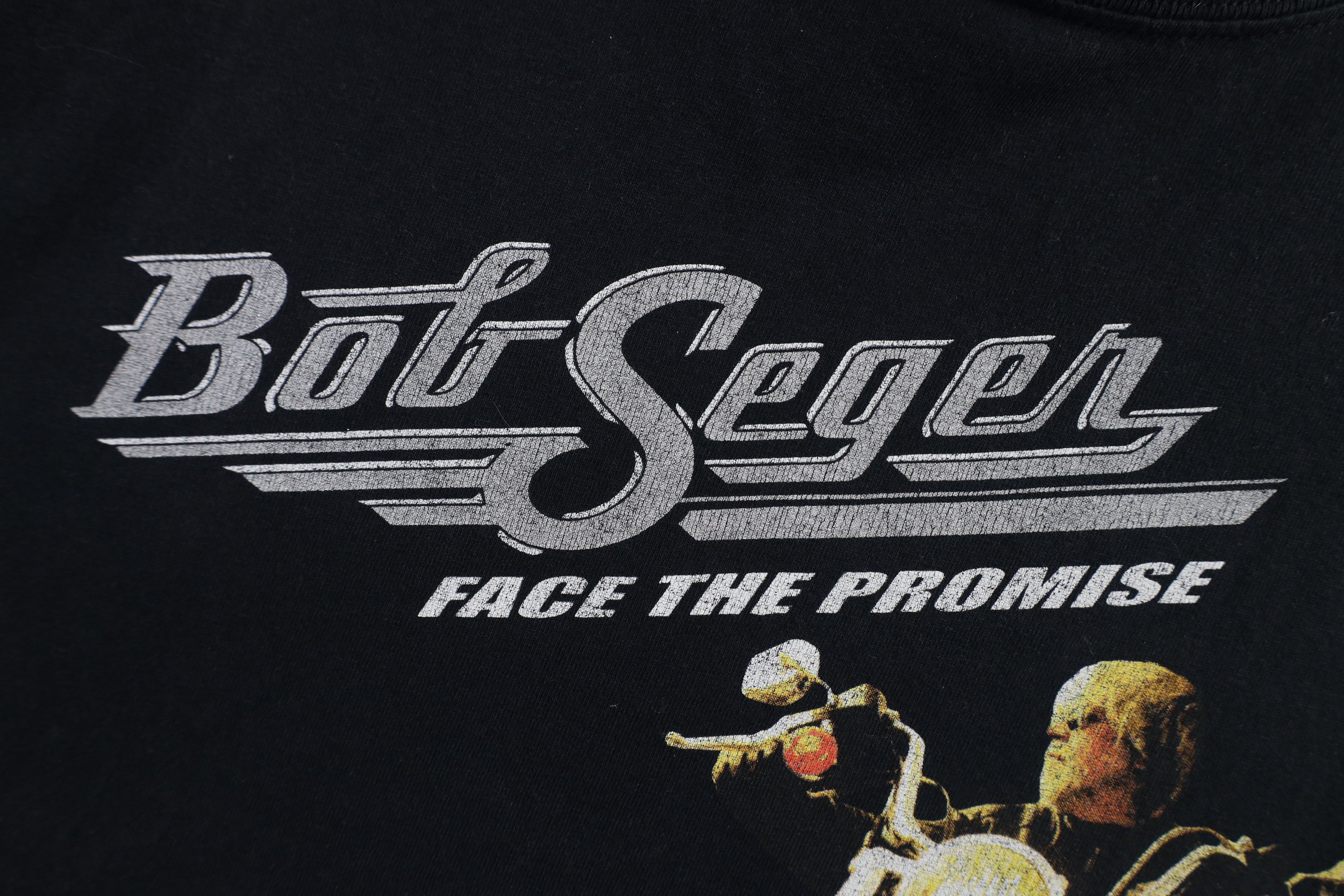 Vintage Vintage Y2K Tour Face The Promise Bob Seger Band T-Shirt Size US XL / EU 56 / 4 - 6 Thumbnail