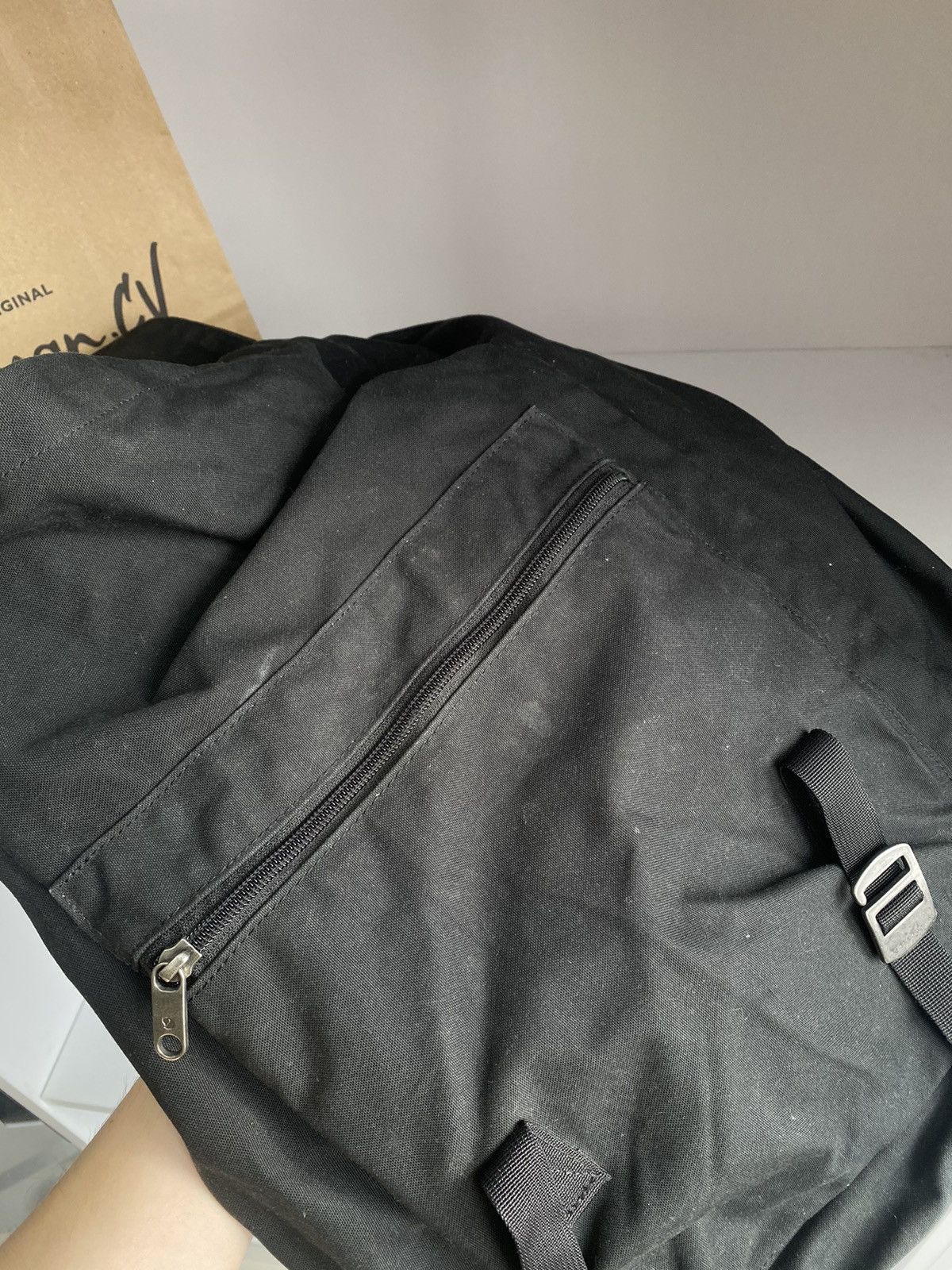 Fjallraven × Vintage Vintage Fjallraven Unisex Black Large G-1000 Laptop Backpack Size ONE SIZE - 13 Thumbnail