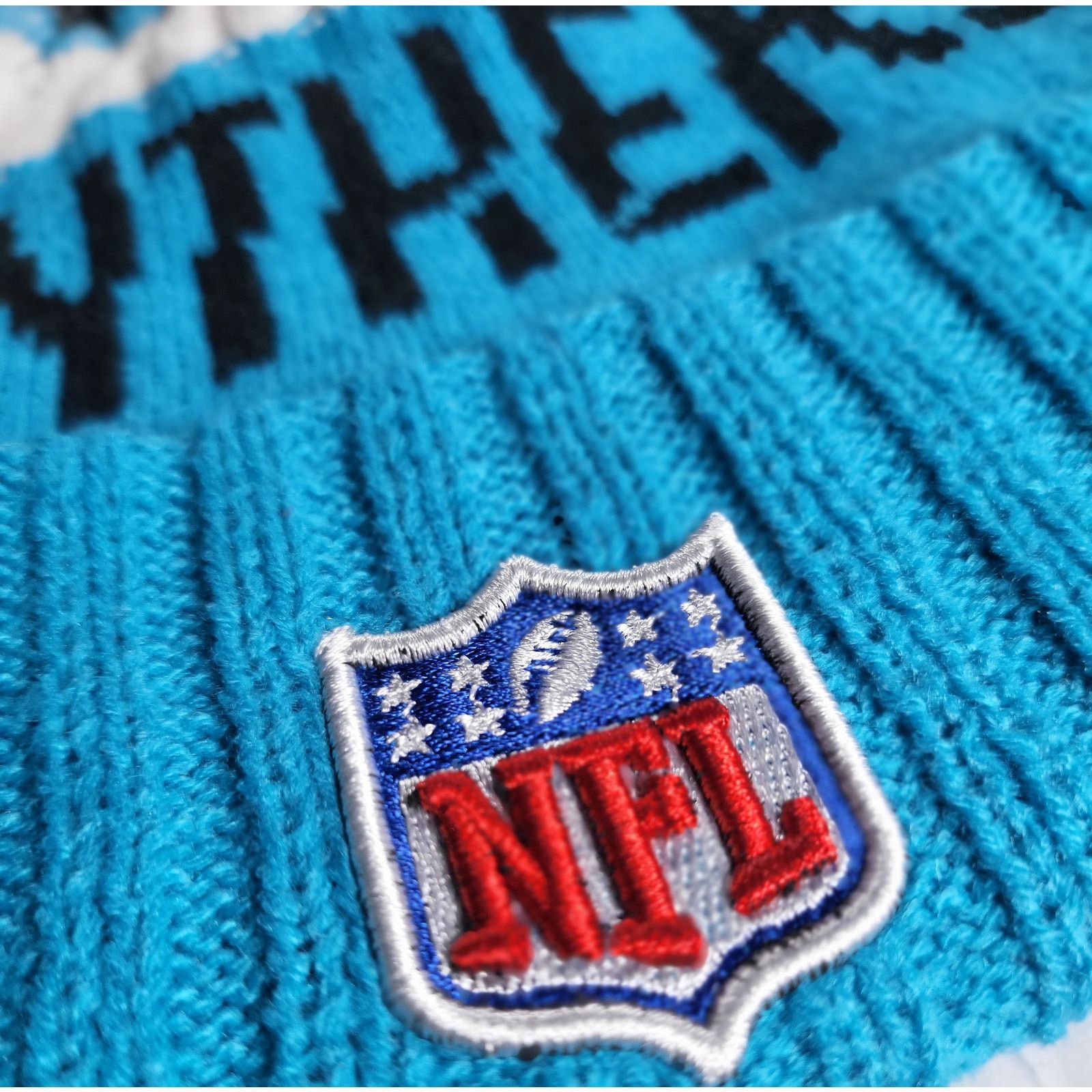 Other NWT Carolina Panthers Sports Knit Pom‎ Beanie Fleece Lined Size ONE SIZE - 5 Thumbnail