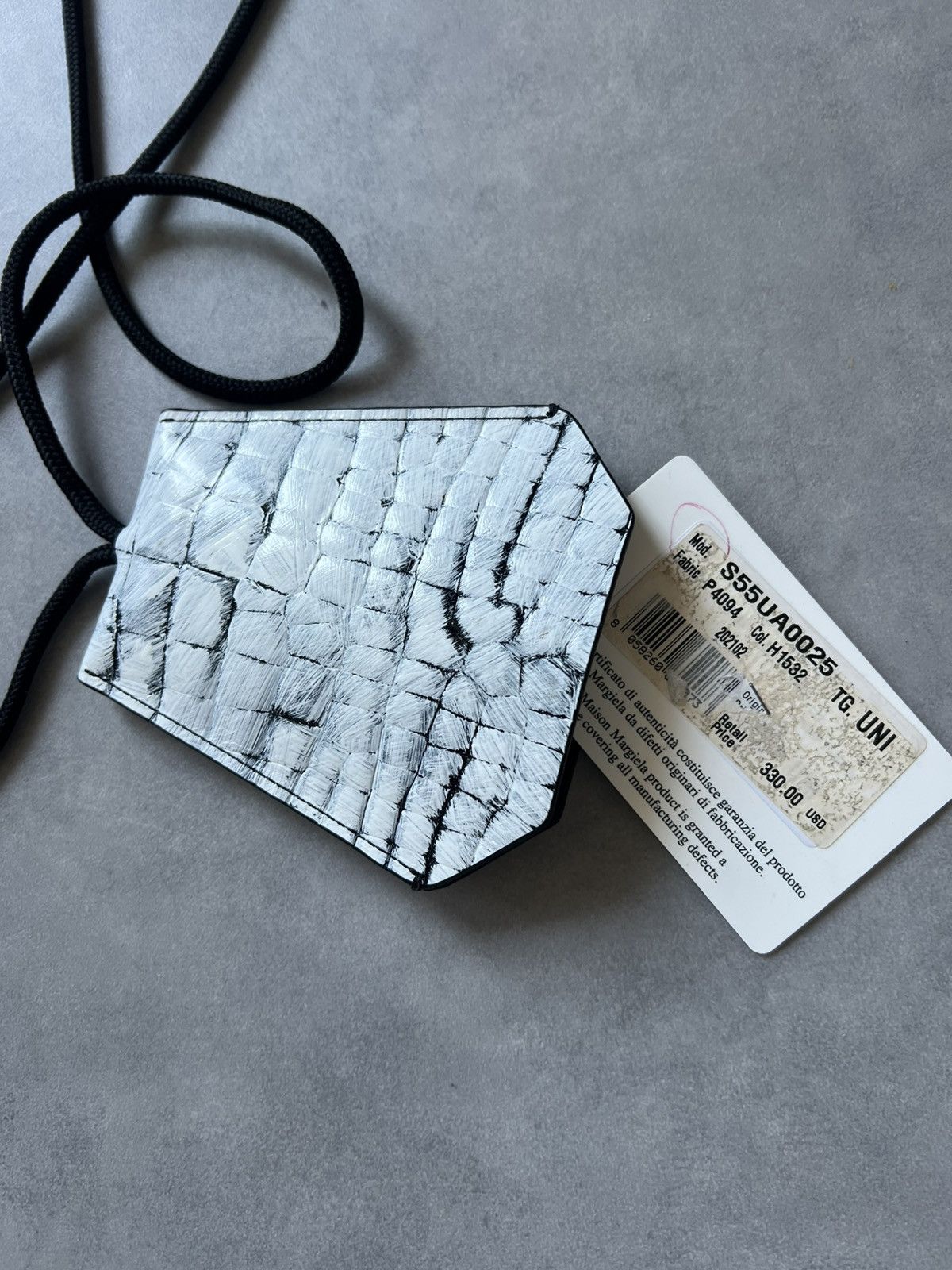 Maison Margiela Maison Margiela Painted Crocodile Leather Key Case Lanyard Size ONE SIZE - 5 Thumbnail