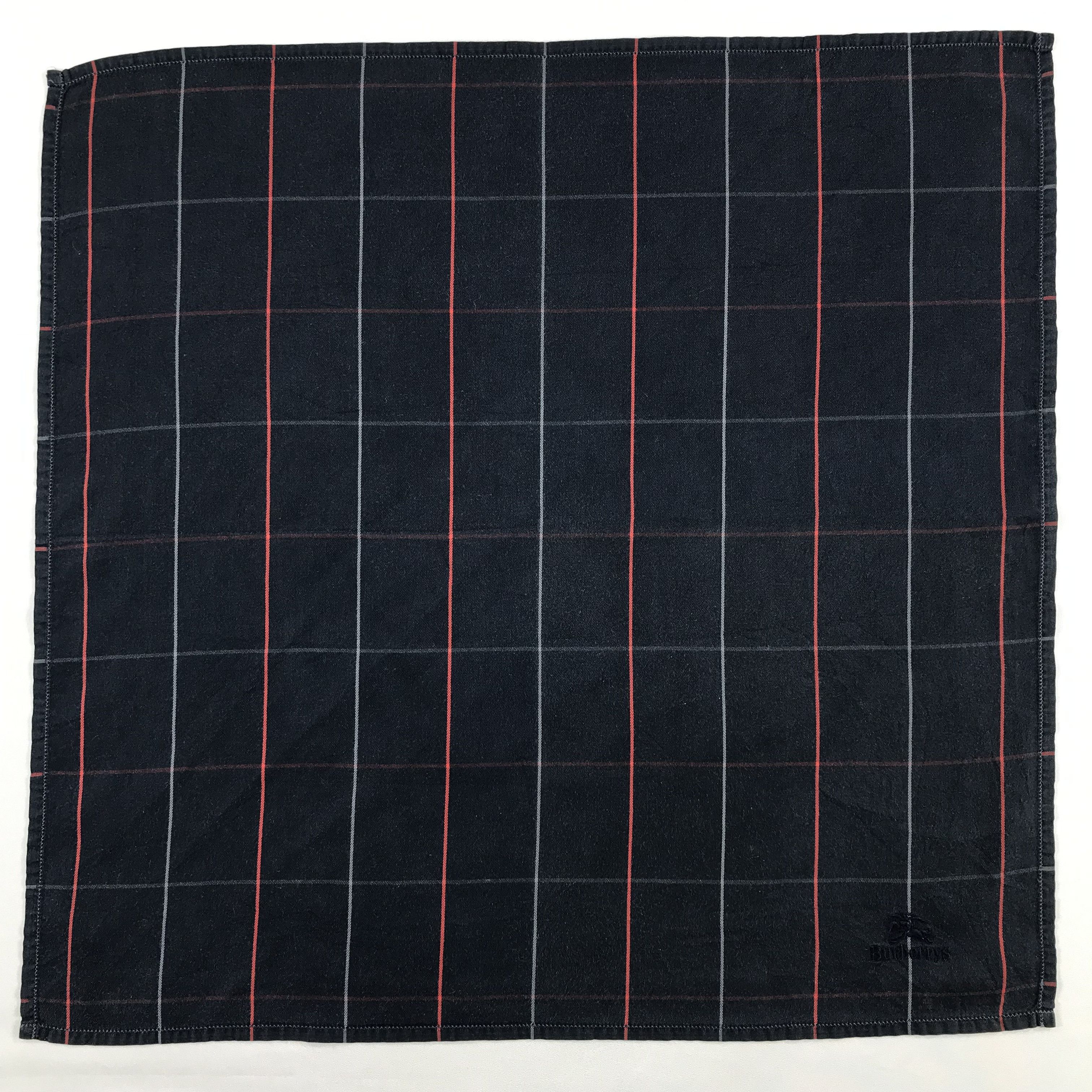 Burberry × Vintage Burberry Bandana / Handkerchief / Neckerchief - S2097 Size ONE SIZE - 1 Thumbnail