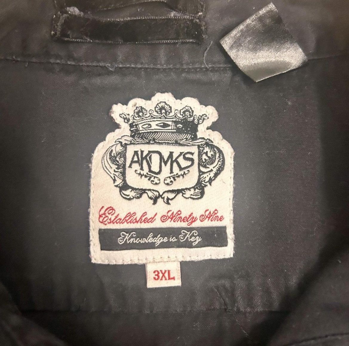 Other AKDMKS Black Button up shirt with a unique design Size US XXL / EU 58 / 5 - 2 Thumbnail