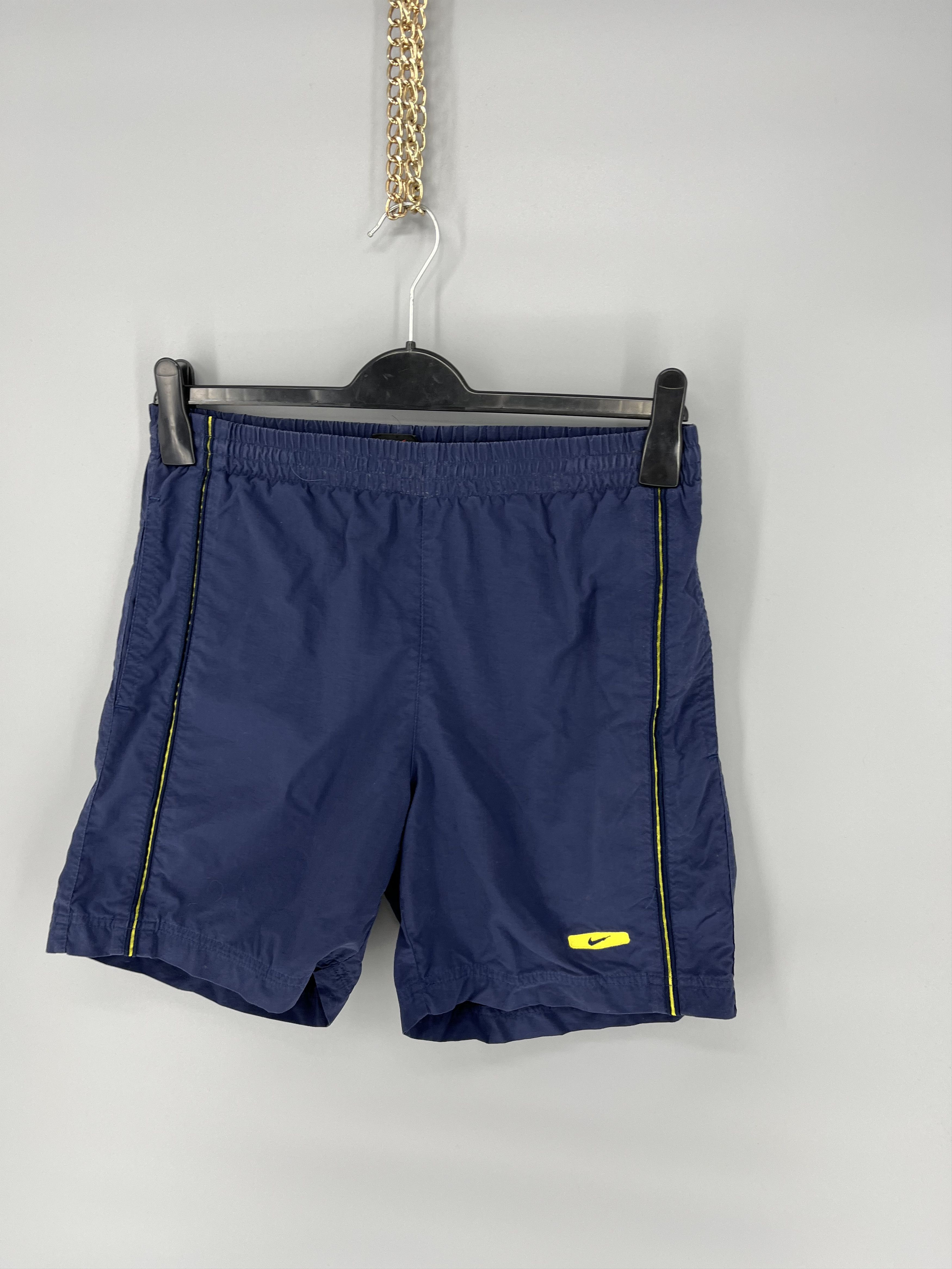 Nike × Vintage 90s Vintage Nike Swoosh Logo Shorts Travis Style Size US 30 / EU 46 - 3 Thumbnail