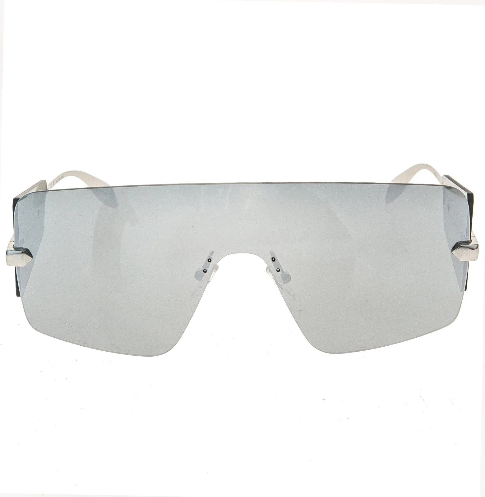 Alexander McQueen ALEXANDER MCQUEEN AM0460S Silver Mirrored 0460 002 Size ONE SIZE - 5 Thumbnail