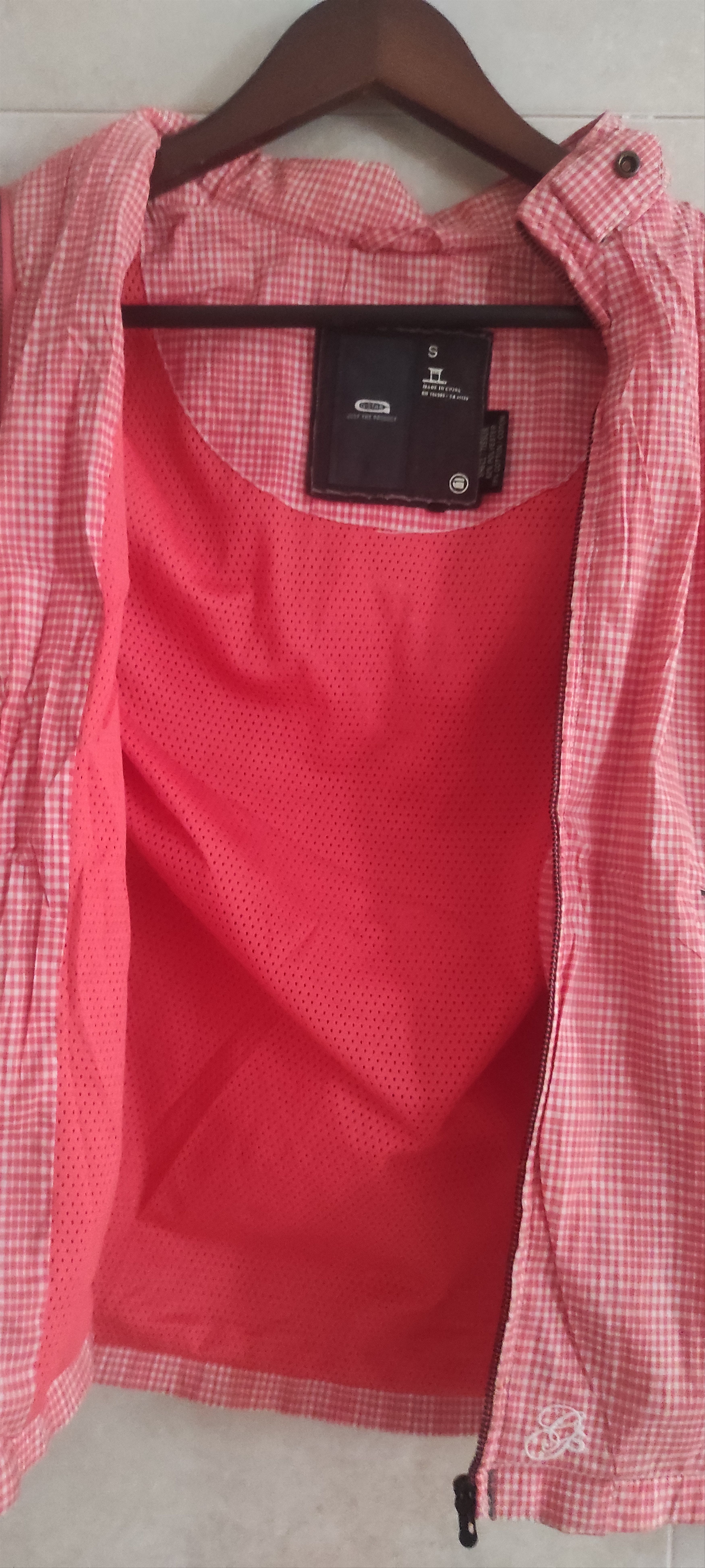 G-Star G-Star RAW Denim Women's Red Check Stripe Summer Jacket Size S / US 4 / IT 40 - 5 Thumbnail