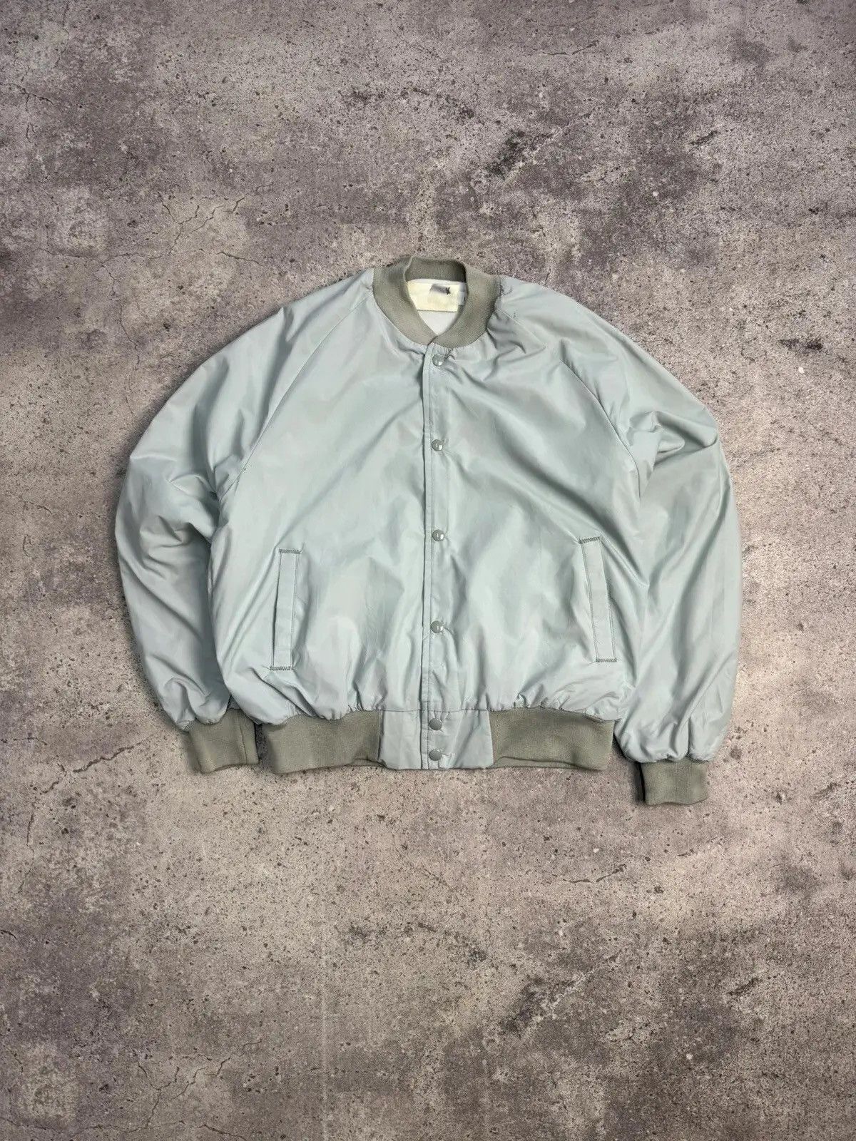 Chalk Line × Vintage Vintage Chalk Line nylon bomber Y2K Blue Satin Bomber Jacket Size US M / EU 48-50 / 2 - 2 Thumbnail
