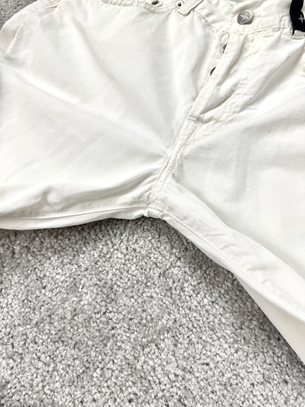 Stone Island Stone Island Jeans Pants Size 34 Mens Cream Cottone Linen Size US 34 / EU 50 - 3 Thumbnail