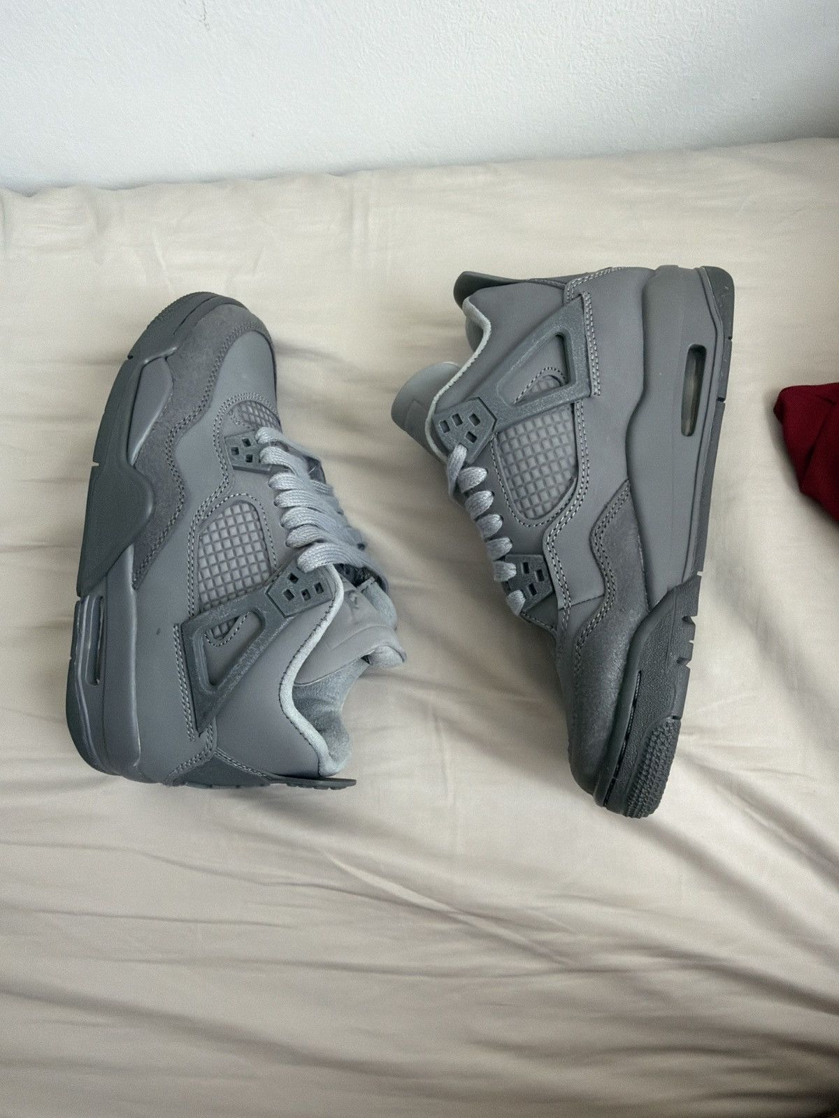 Nike Jordan 4 retro smoke grey Size US 5 / IT 35 - 1 Thumbnail