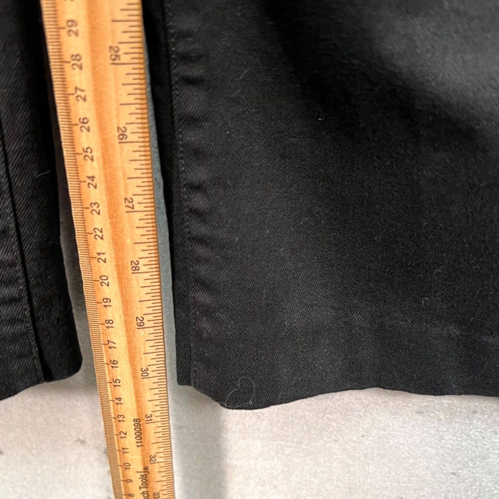 Oak + Fort Oak + Fort Pants Women Adult 8 High-Waisted Cotton Blend Straight Leg Black Mustard 31in Inseam Chino 2-Tone Vintage/98s? Size 30" / US 8 / IT 44 - 7 Thumbnail