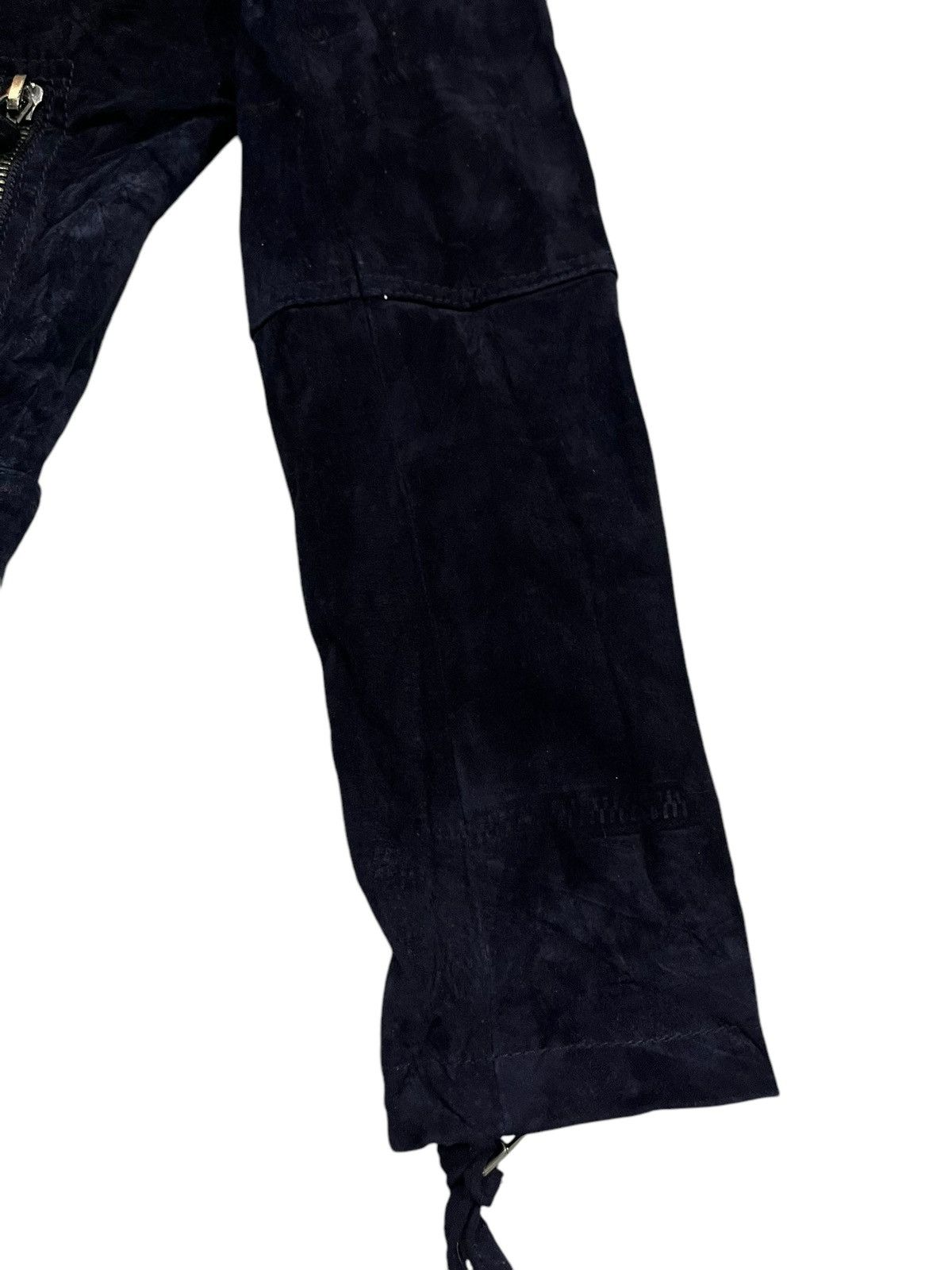 If Six Was Nine MANGO DOUBLE COLLAR IFSIXWASNINE SUEDE ZIPPER BIKER JACKET Size XS / US 0-2 / IT 36-38 - 7 Thumbnail