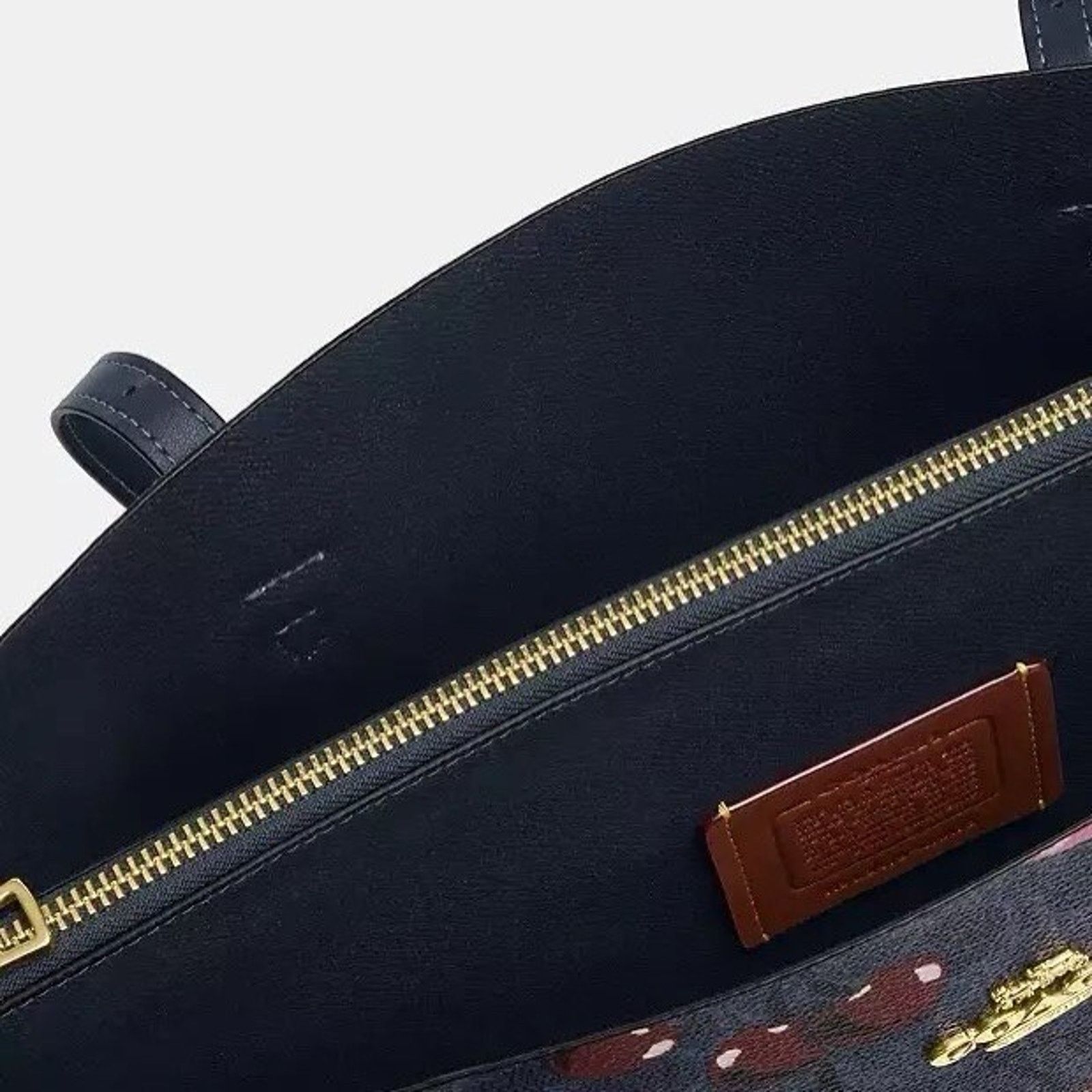 Coach NWT Coach Mollie Tote Signature Canvas Cherry Print CAA73 Size ONE SIZE - 11 Thumbnail