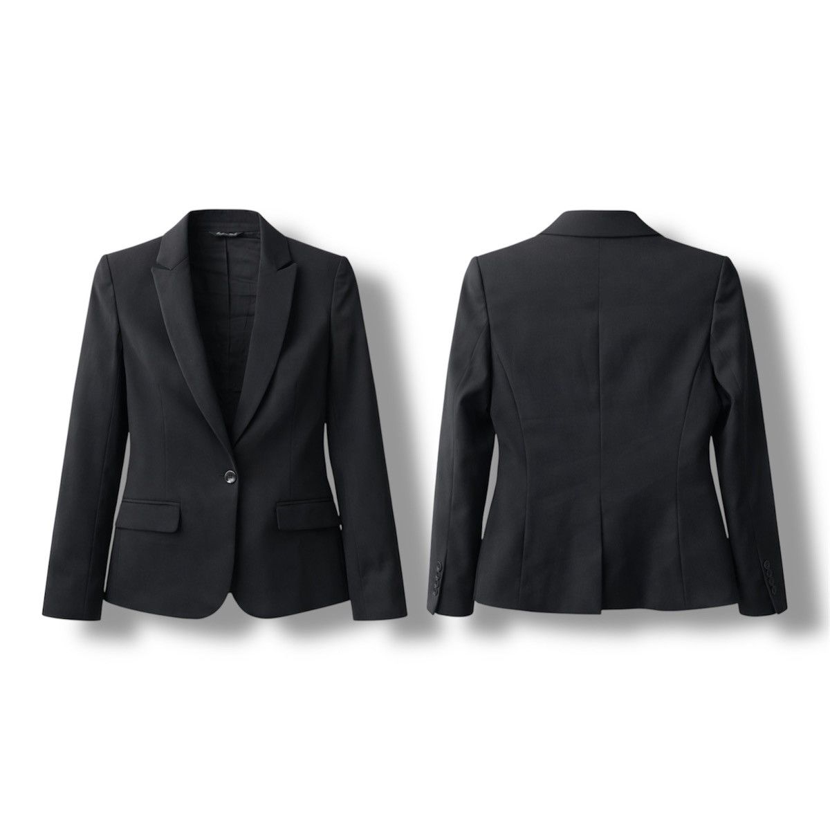 Brian Dales BRIAN DALES MADE IN ITALY WOMEN SOLID BUTTON BLAZER JACKET S Size S / US 4 / IT 40 - 2 Thumbnail