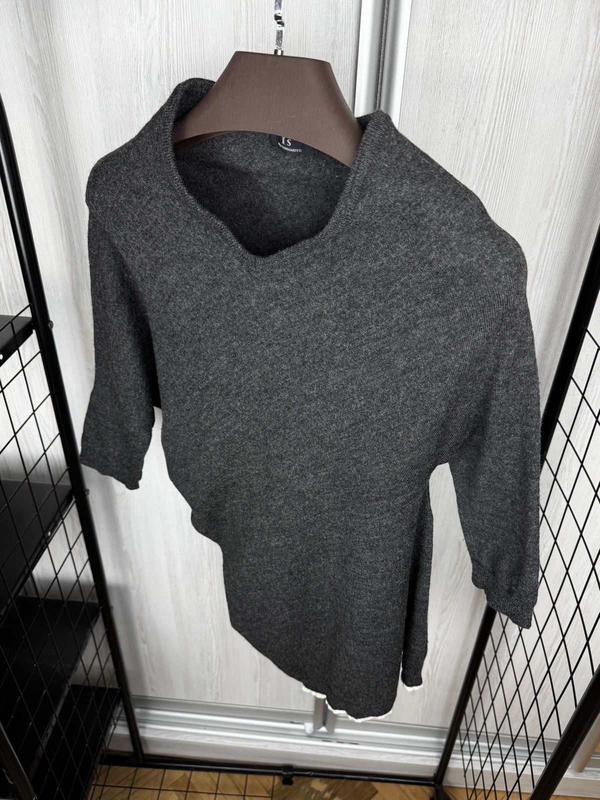 Y's Y's by Yohji Yamamoto Asymmetrical Wool Sweater Size S / US 4 / IT 40 - 6 Thumbnail