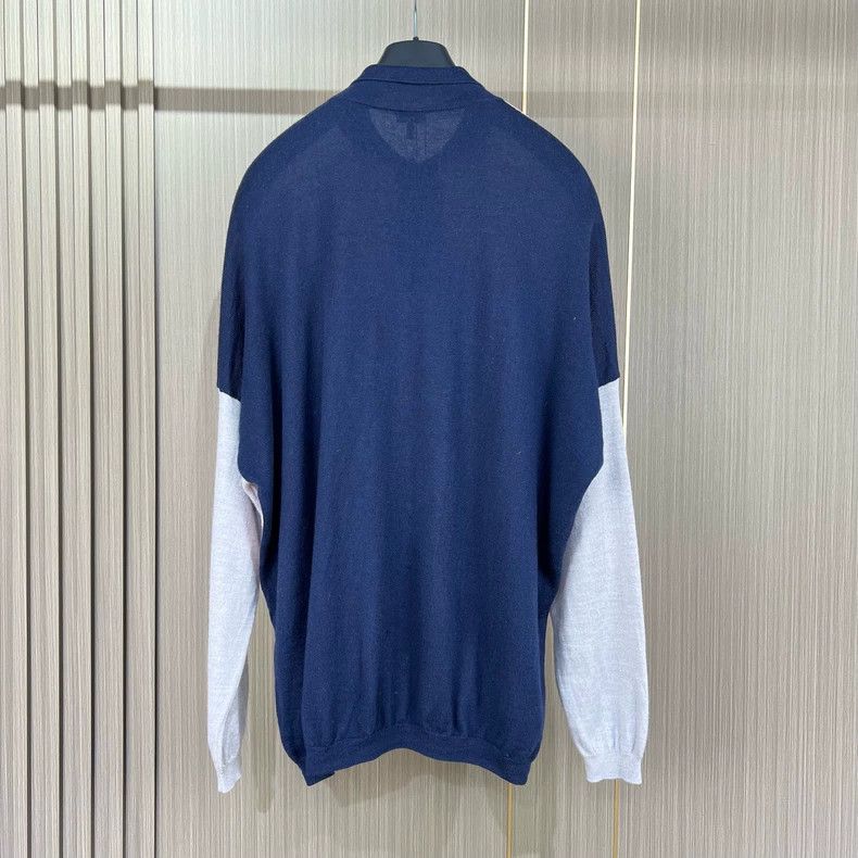 Loewe LOEWE Patchwork embroidery Logo, wool knitted sweater Size XS / US 0-2 / IT 36-38 - 2 Thumbnail