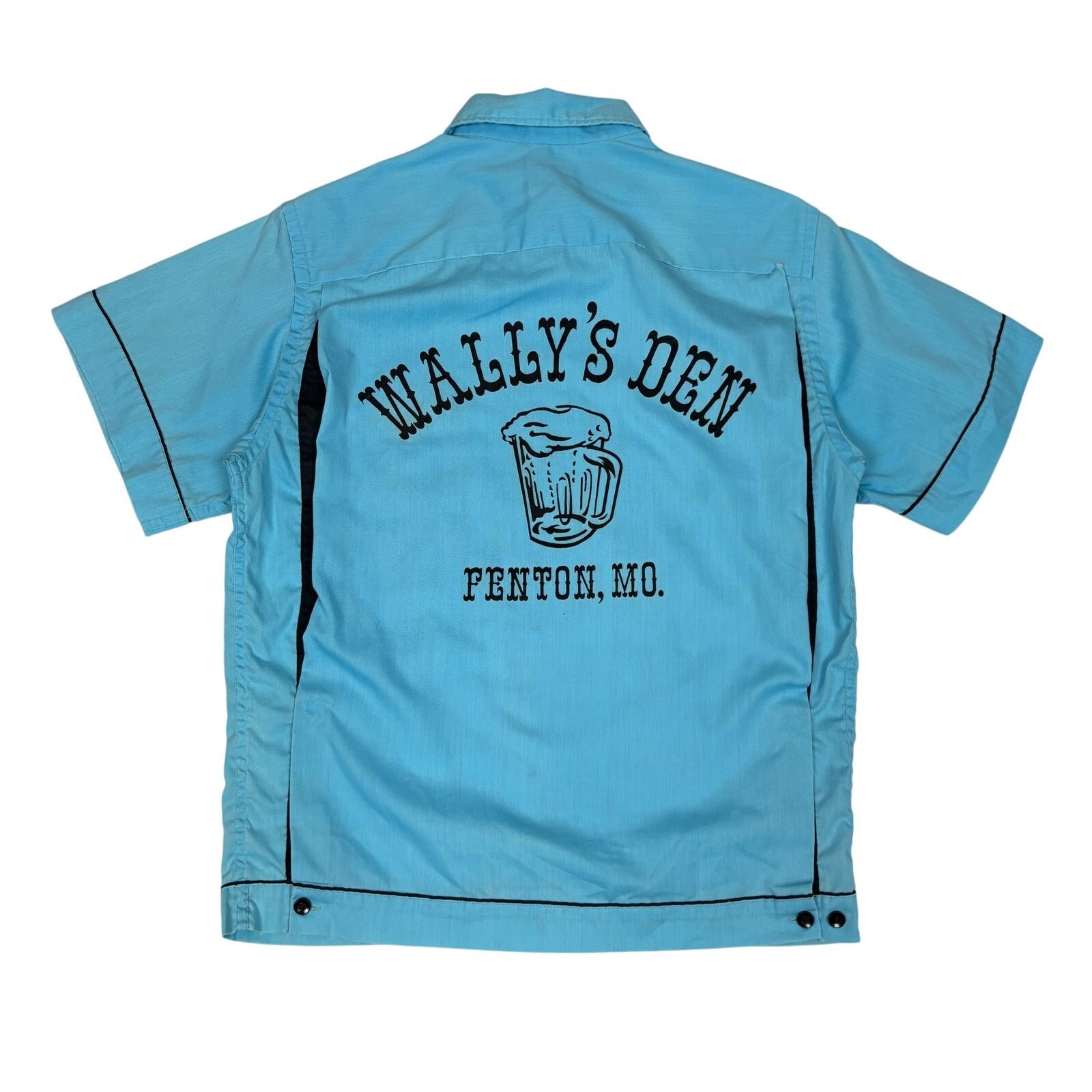 Vintage VTG 50s Hilton Bowling Shirt Wally's Den Small Chain Stitch Size US S / EU 44-46 / 1 - 1 Thumbnail