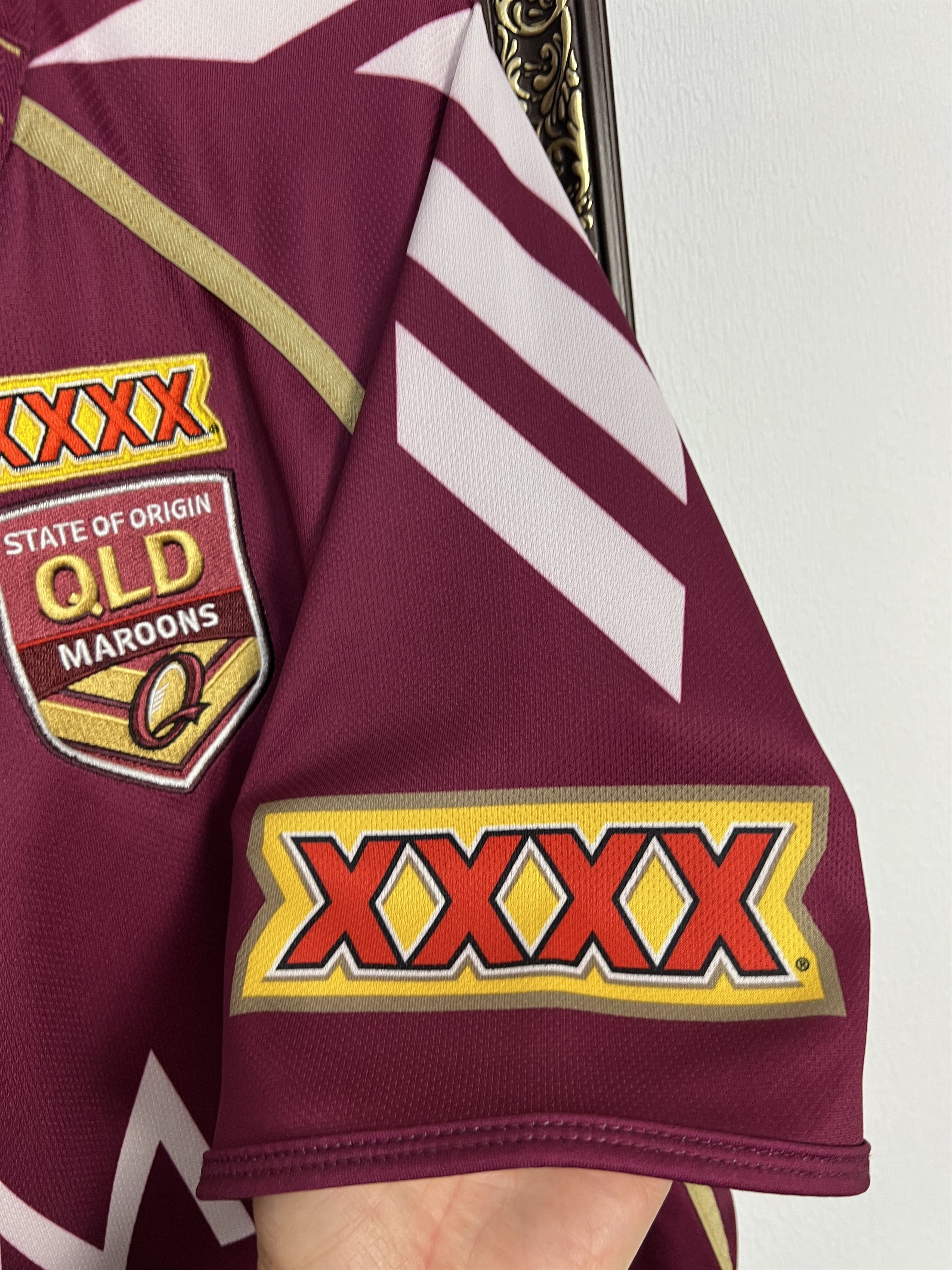 Canterbury of New Zealand Queensland Maroons Holden State Of Origin Canterbury Jersey Size US XL / EU 56 / 4 - 4 Thumbnail