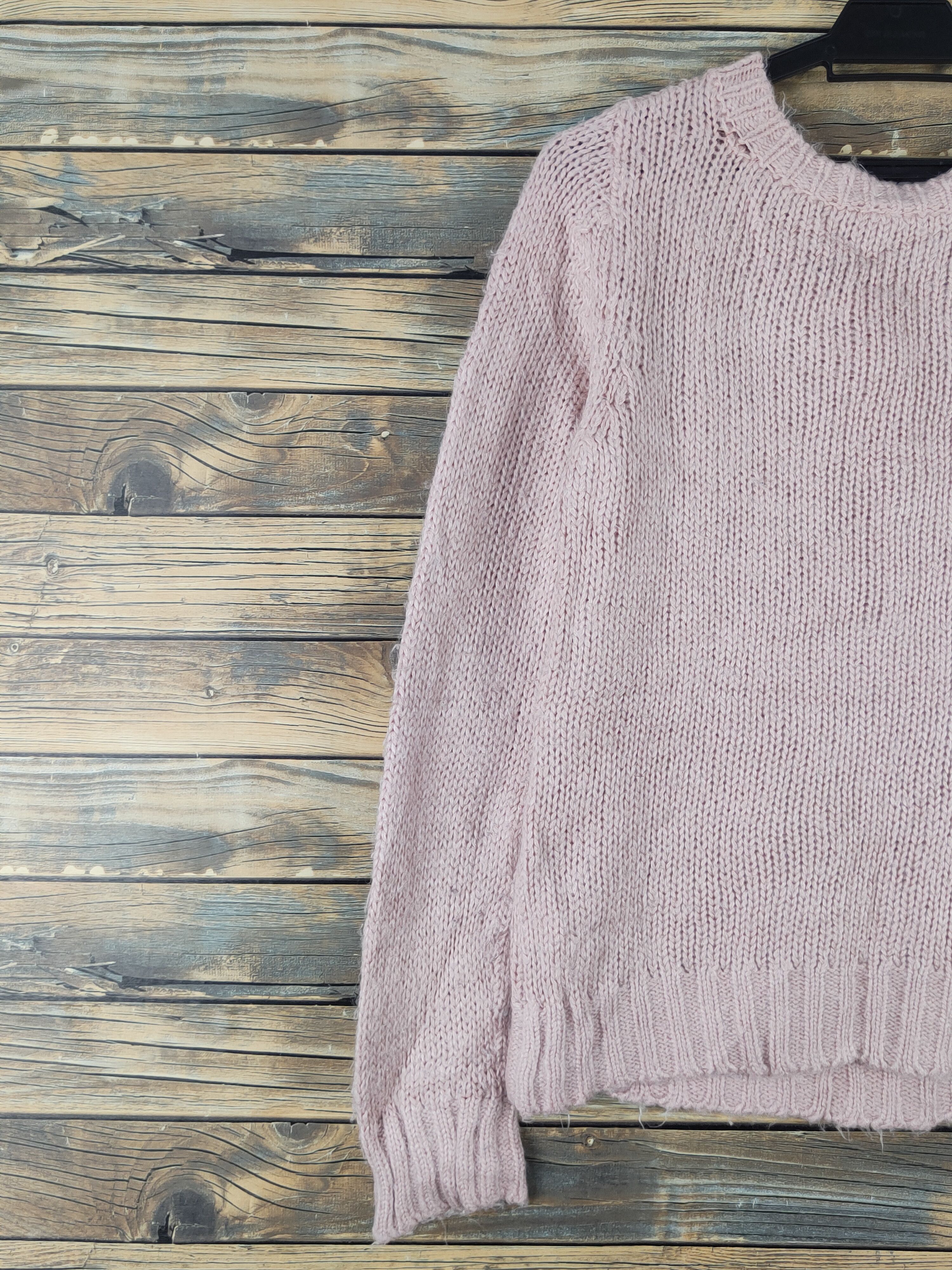 Aran Isles Knitwear Japanese Brand Peach cable Knitwear Sweatshirts #W1823 Size S / US 4 / IT 40 - 9 Thumbnail