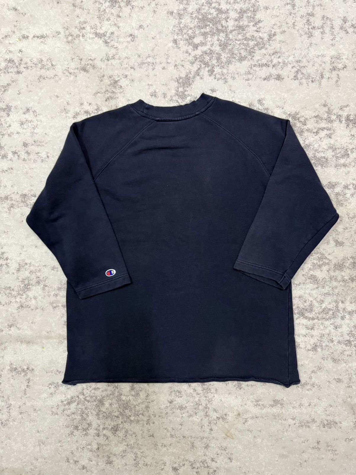Champion Champion Navy Blue Graphic Text Sweatshirt Size US M / EU 48-50 / 2 - 9 Thumbnail