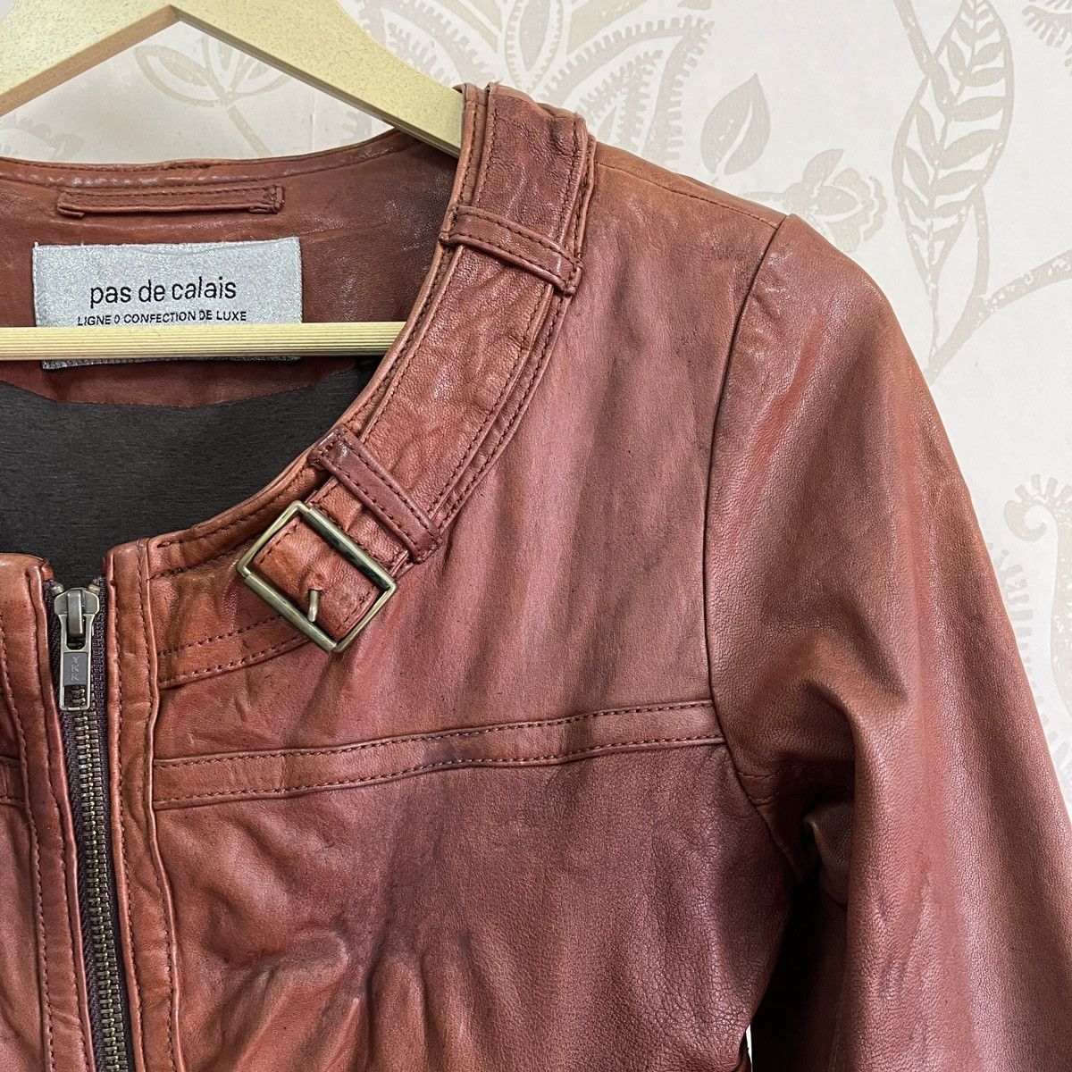 Pas de Calais × Seditionaries Bondage Pas De Calais Sheepskin Leather Jacket Size 38 Size XS / US 0-2 / IT 36-38 - 8 Thumbnail