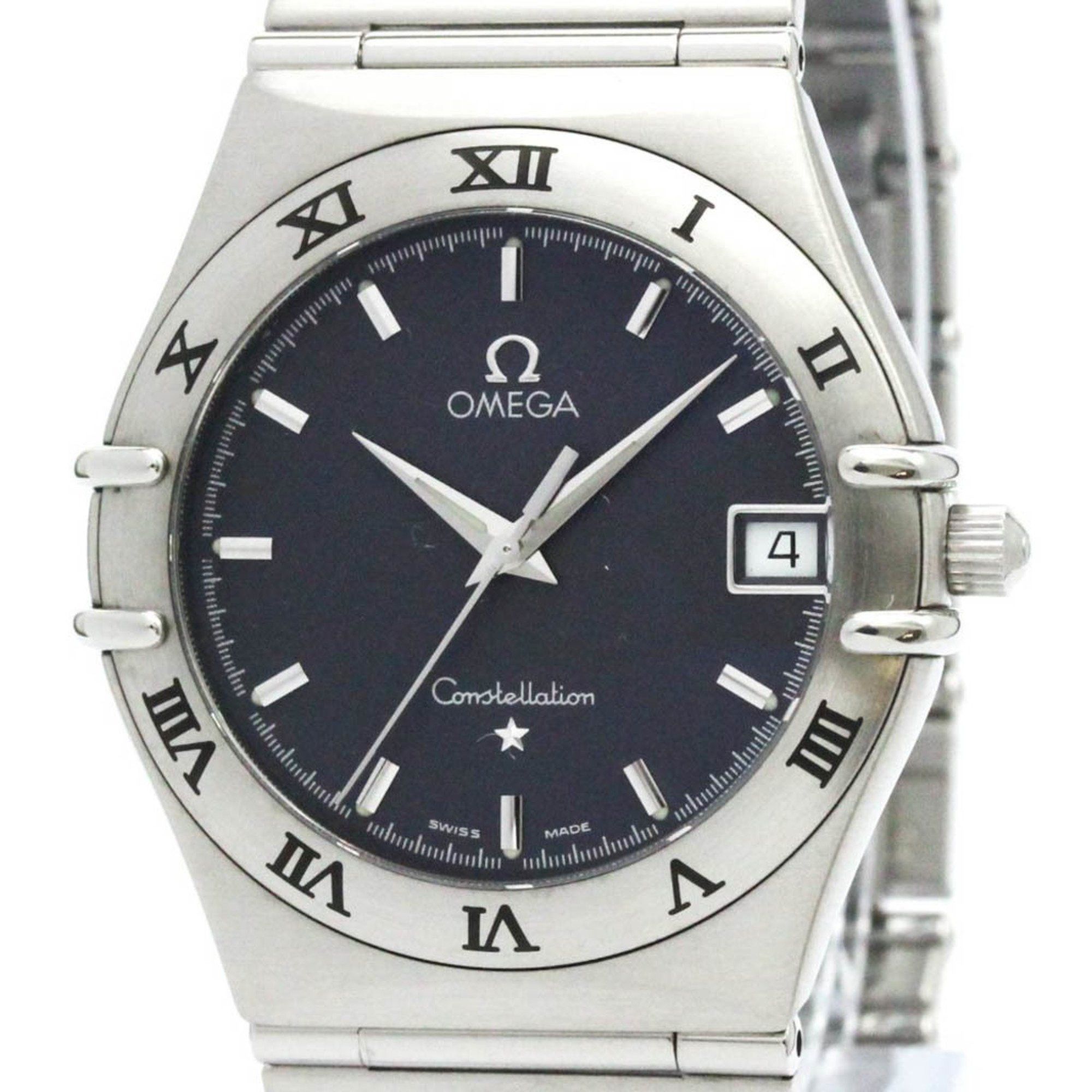 Omega Polished OMEGA Constellation Stainless Steel Quartz Mens Watch 1512.40 Size ONE SIZE - 1 Thumbnail