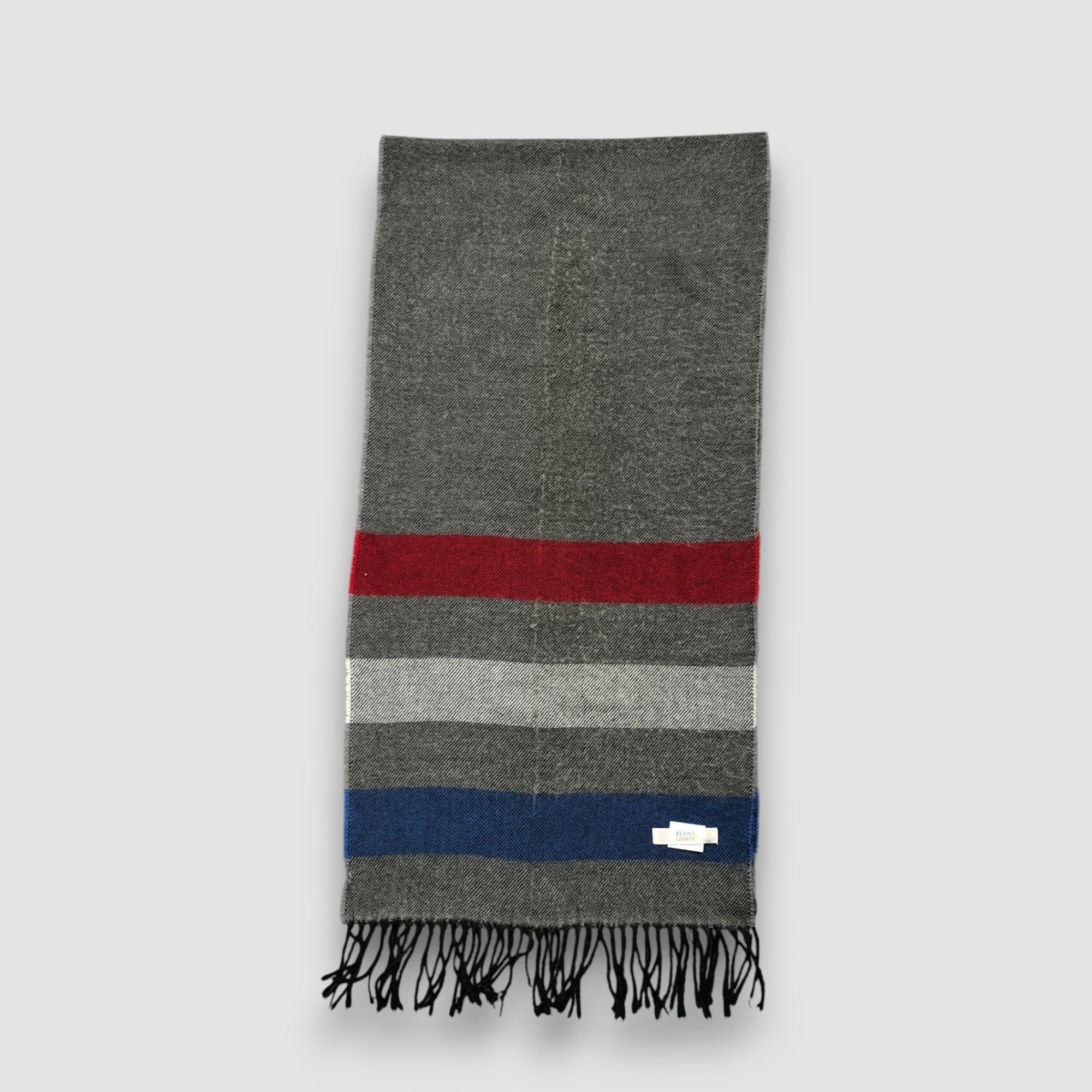 Beams Plus Vintage Beams Scarf Muffler Wool Winter Neck Scarves Size ONE SIZE - 3 Thumbnail