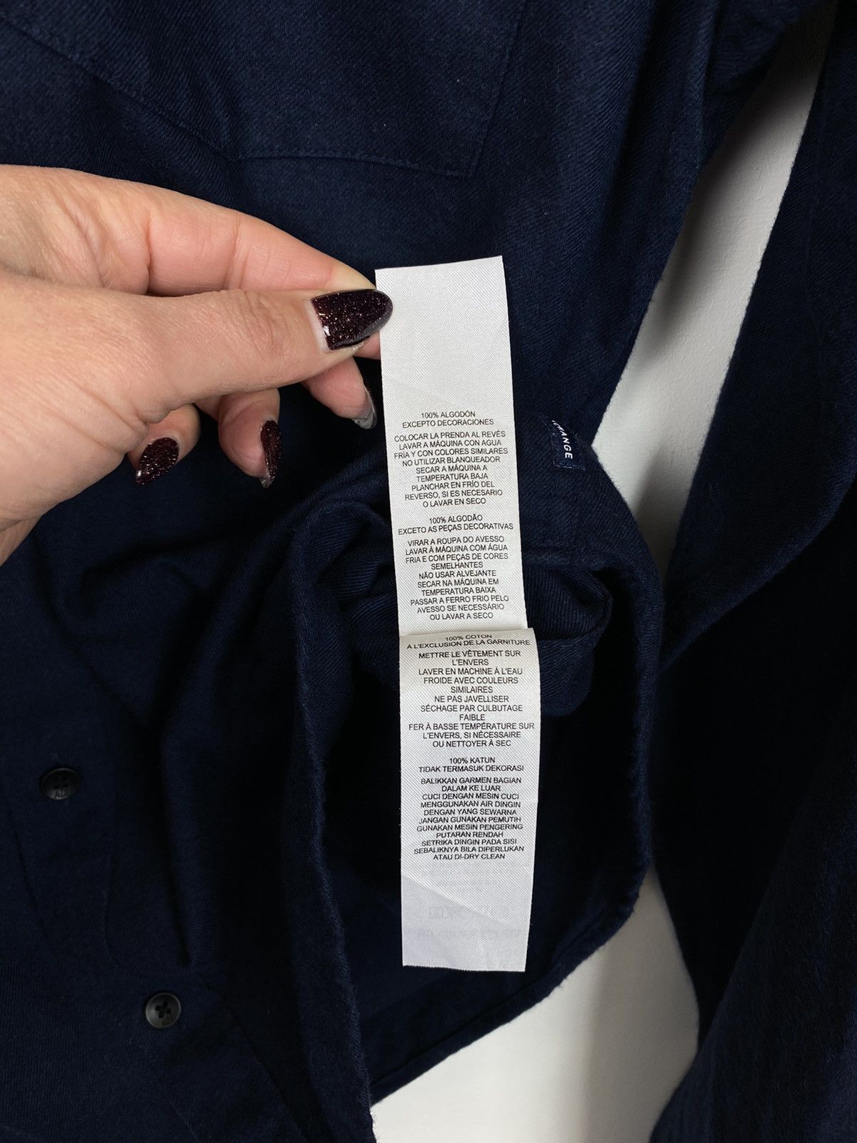 Armani Armani Exchange Fitted Casual Shirt Buttons-Up Luxury Brand Size US M / EU 48-50 / 2 - 9 Thumbnail