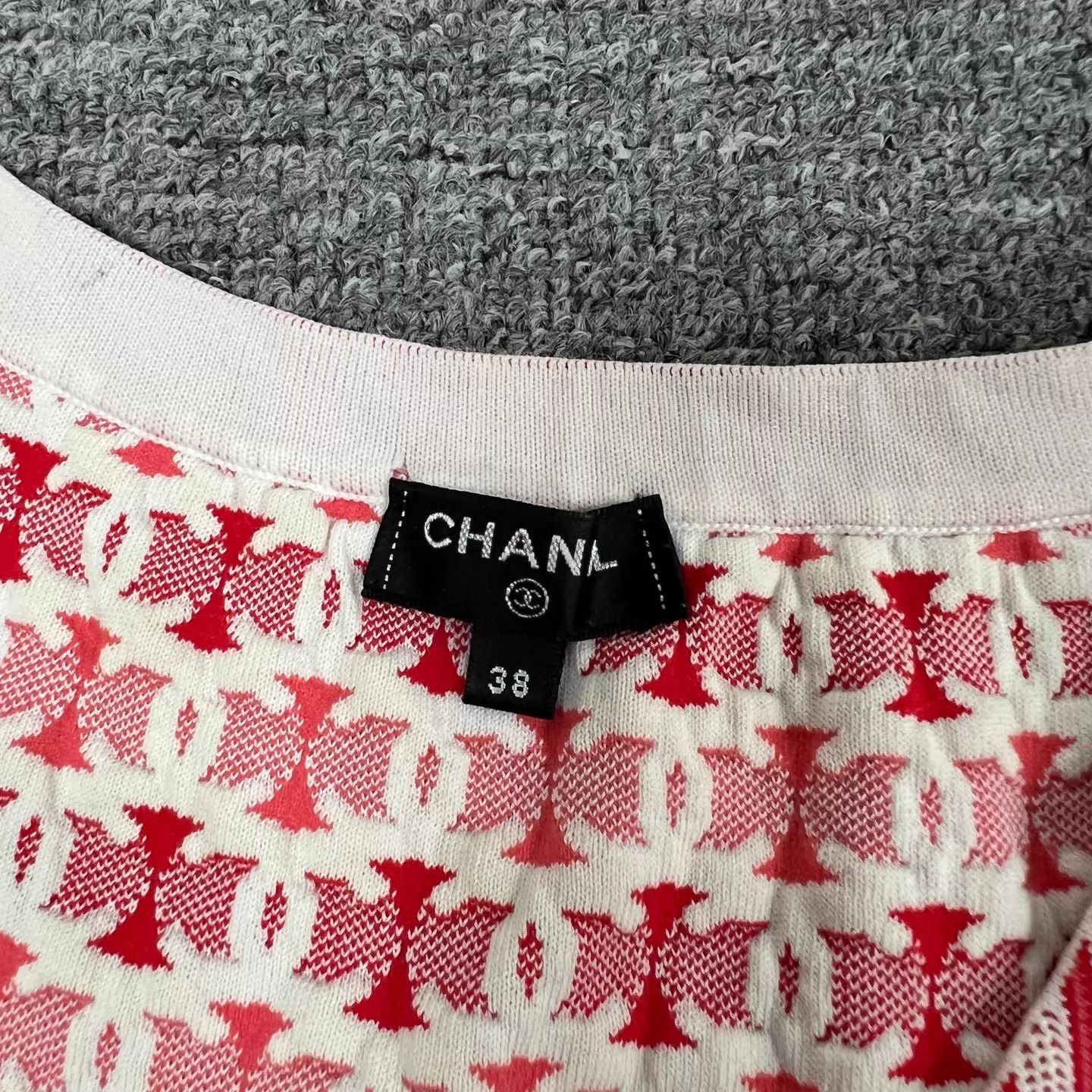 Chanel Chanel CC All Over Knit Tank Top 38 99 New Size S / US 4 / IT 40 - 4 Thumbnail