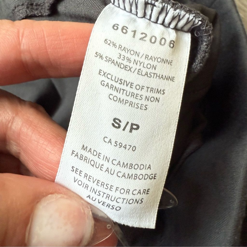 Badgley Mischka Badgley Mischka Gray Track Pants with Elastic Waistband Size 27" / US 4 / IT 40 - 7 Thumbnail