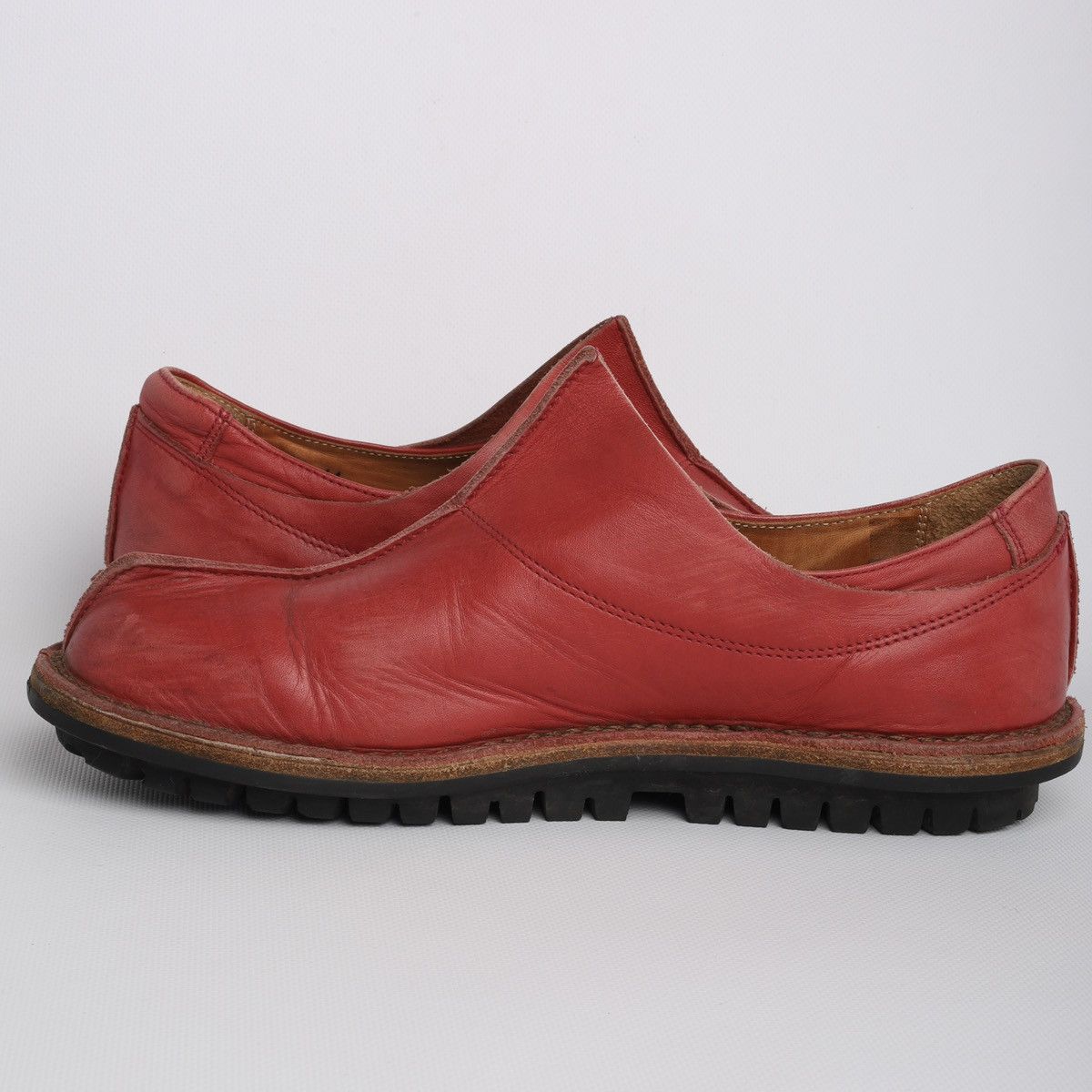 Trippen Trippen Leather Red Shoes Avantgarde Low Size US 11 / IT 41 - 12 Thumbnail