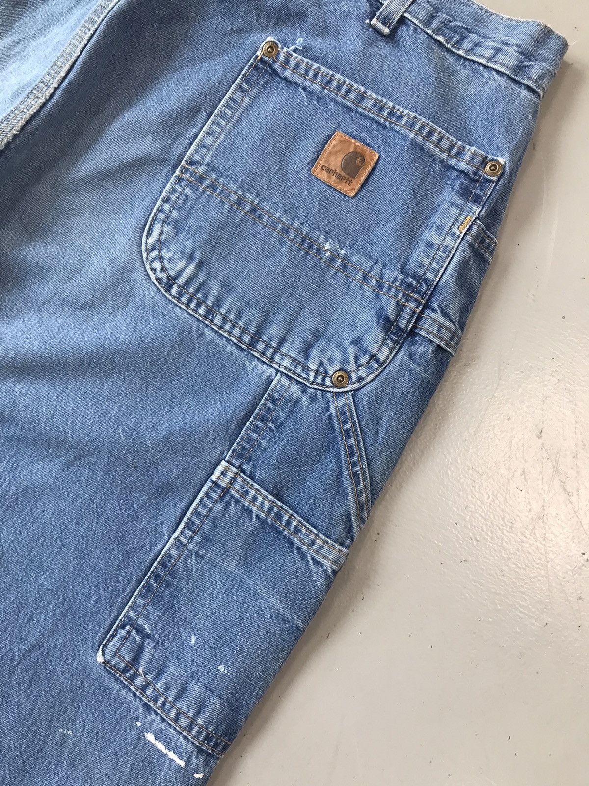 Carhartt × Vintage Rare vintage Carhartt b273 dst double knee denim Size US 40 / EU 56 - 11 Thumbnail