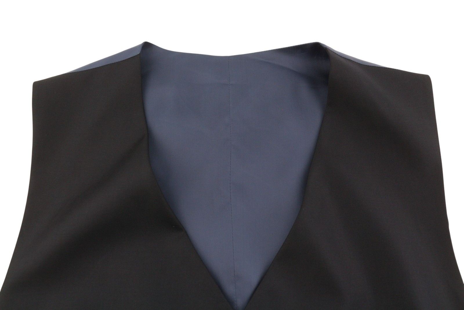 Suitsupply UK46S Dark Blue Wool Button Vest Waistcoat 86739 Size 46S - 4 Thumbnail