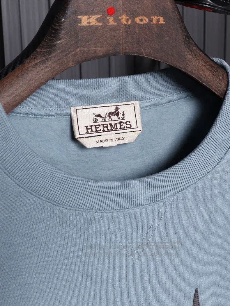 Hermes Hermes Mens Round Neck Sweater Size US M / EU 48-50 / 2 - 2 Thumbnail